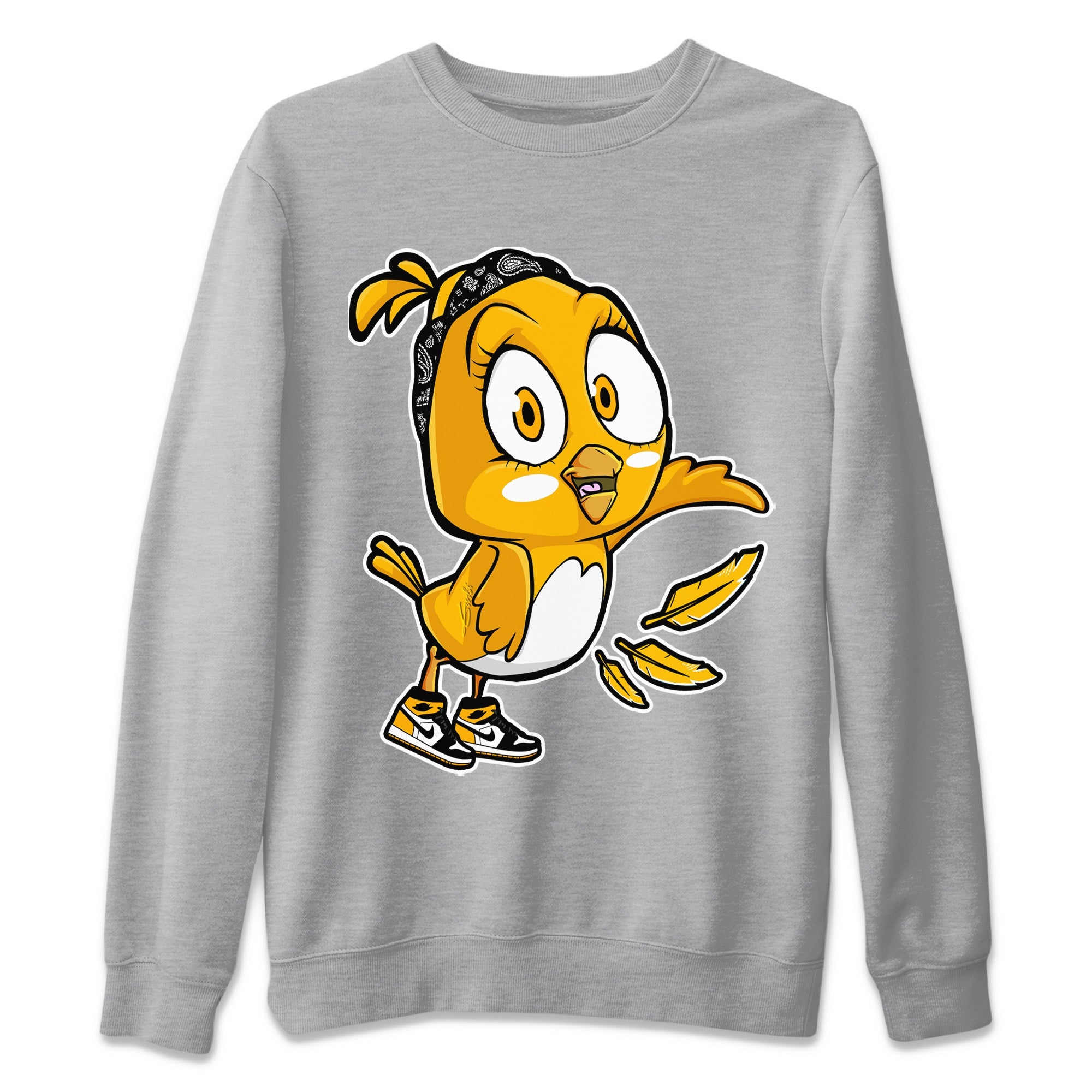 Little Birds Unisex Tops - Air Jordan 1 Yellow Toe