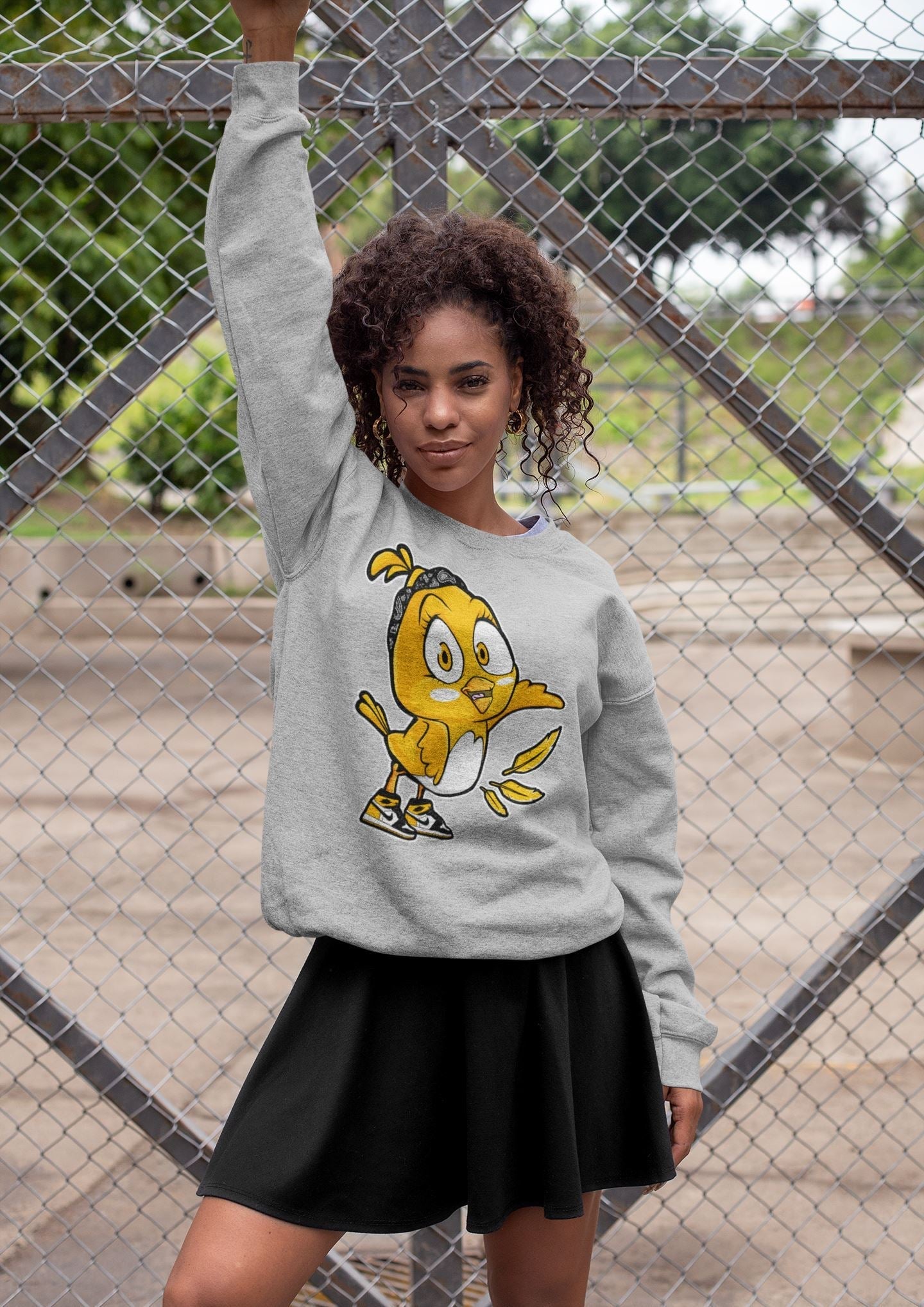 Little Birds Unisex Tops - Air Jordan 1 Yellow Toe