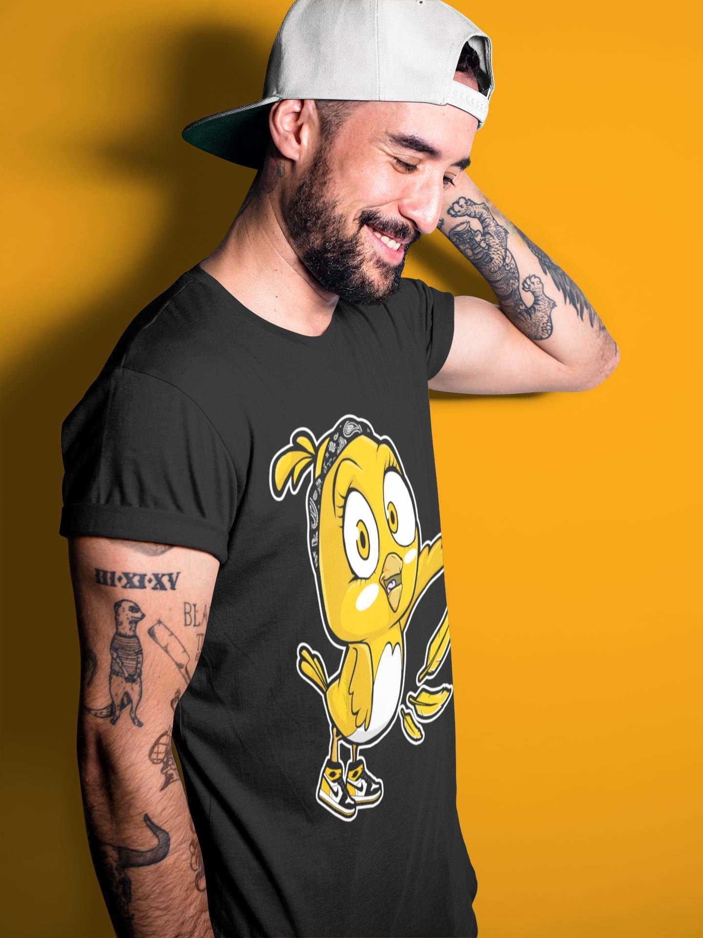 Little Birds Unisex Tops - Air Jordan 1 Yellow Toe