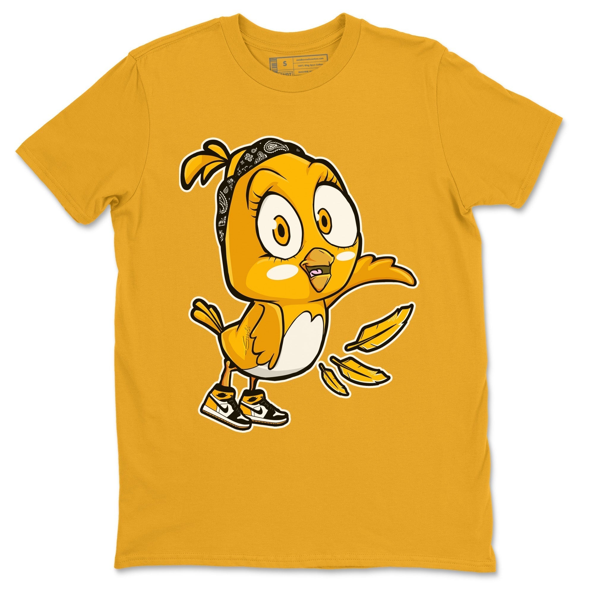 Little Birds Unisex Tops - Air Jordan 1 Yellow Toe