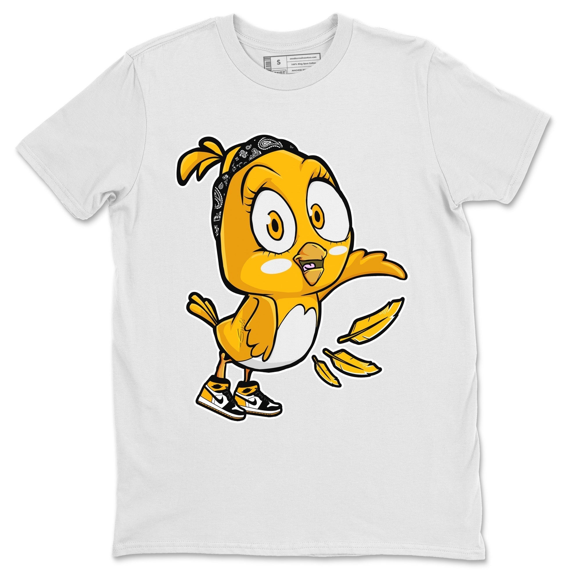 Little Birds Unisex Tops - Air Jordan 1 Yellow Toe