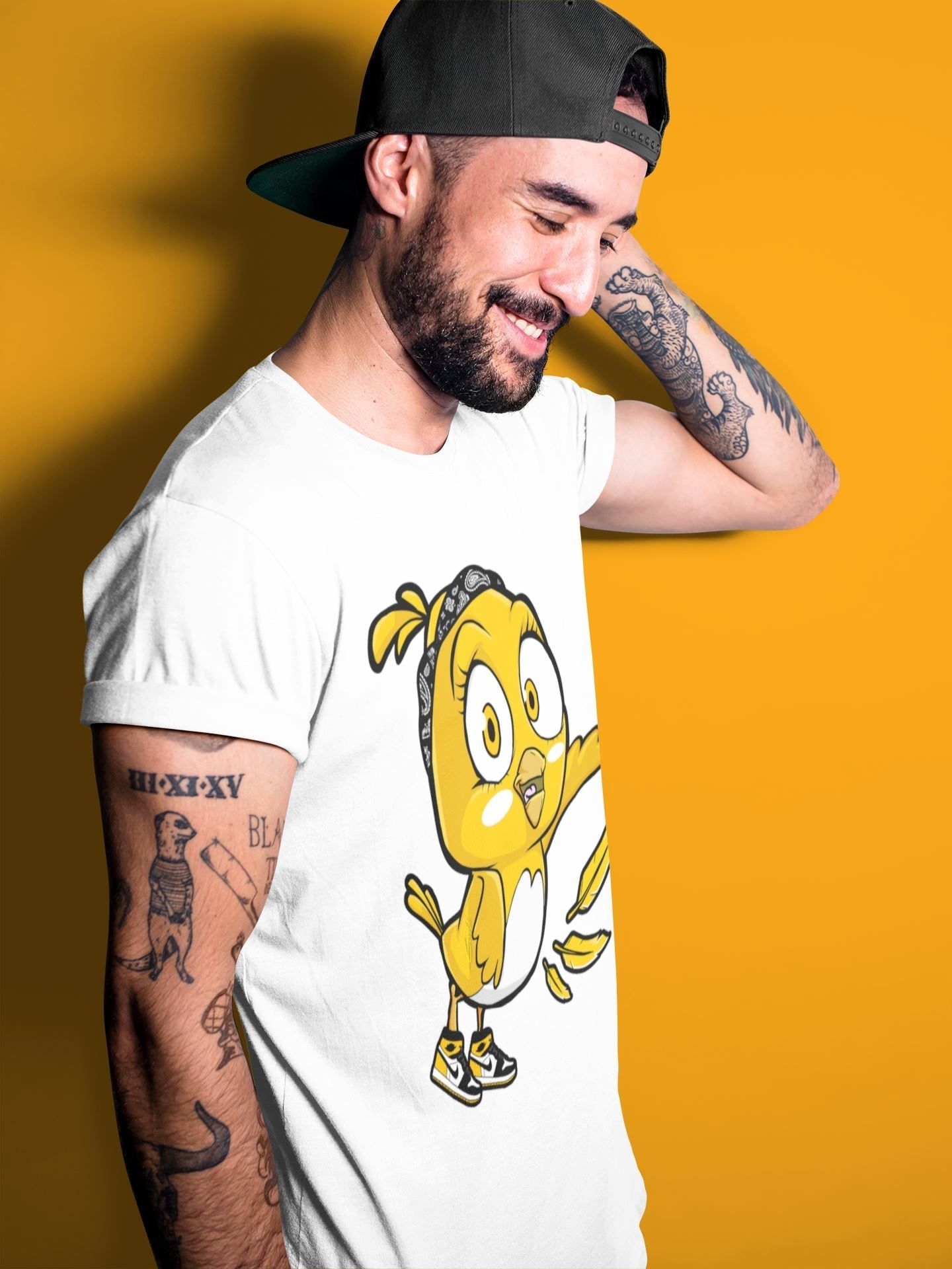 Little Birds Unisex Tops - Air Jordan 1 Yellow Toe