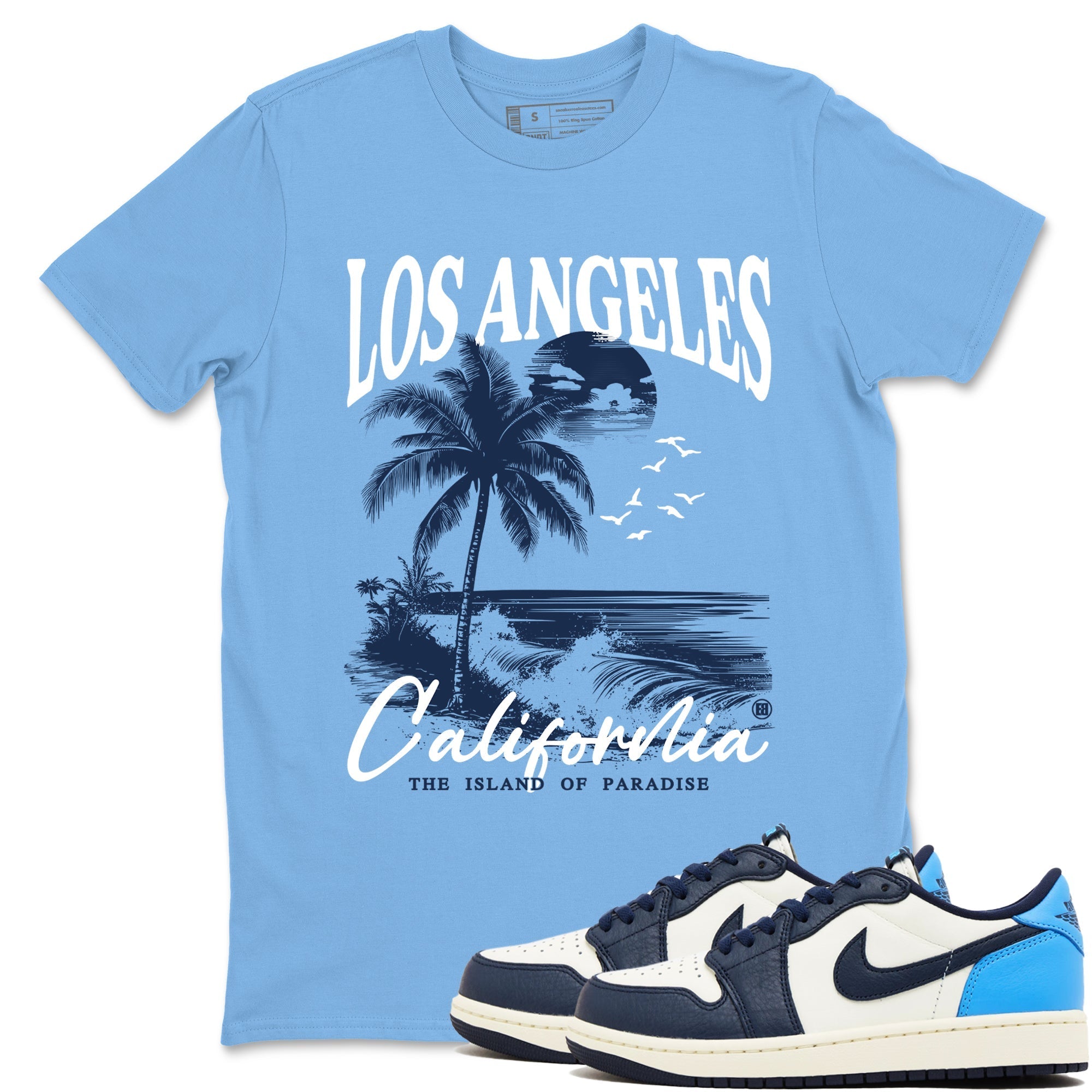 Los Angeles California snkmatch Tees - Air Jordan 1 Obsidian