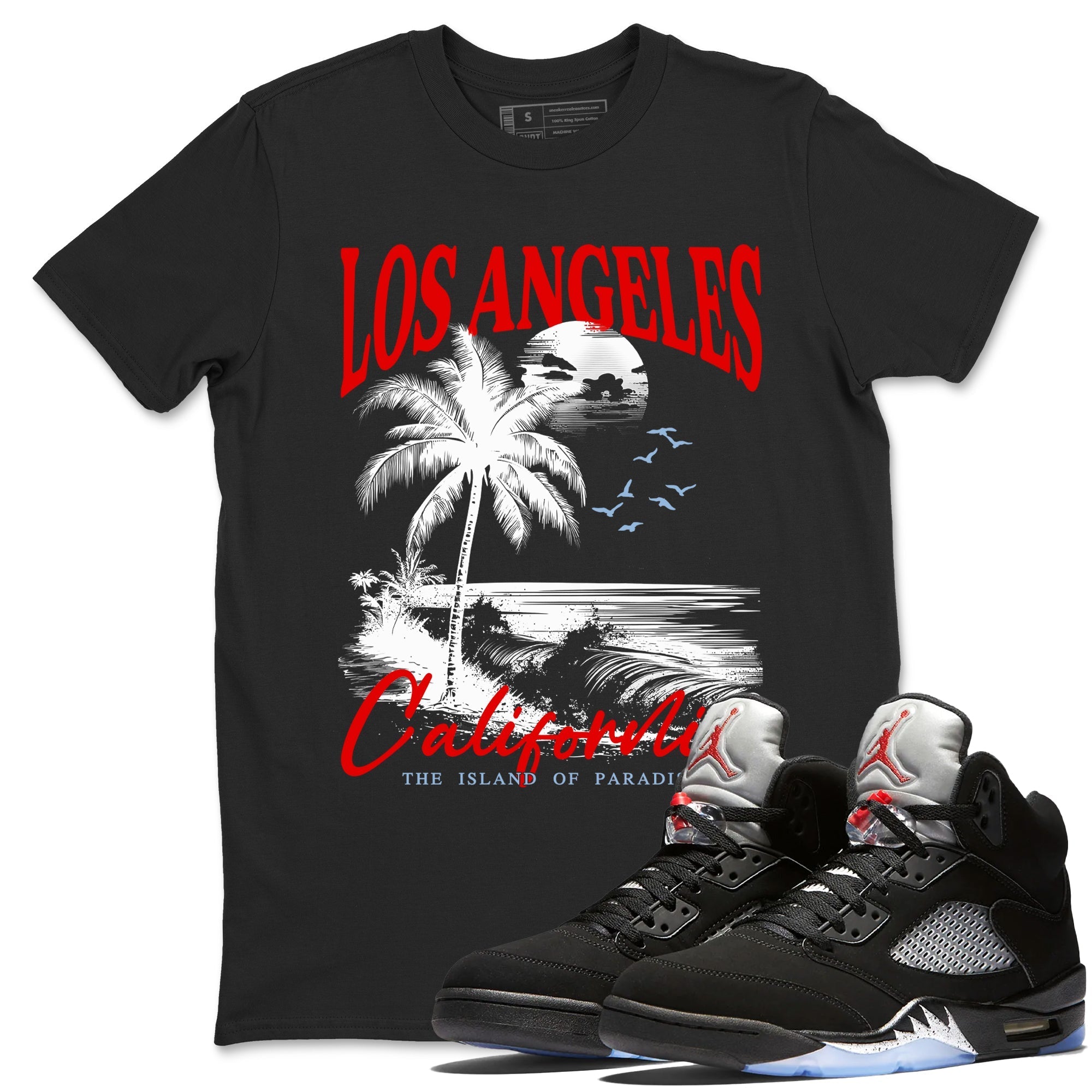 Los Angeles California snkmatch Tees - Air Jordan 5 Reimagined