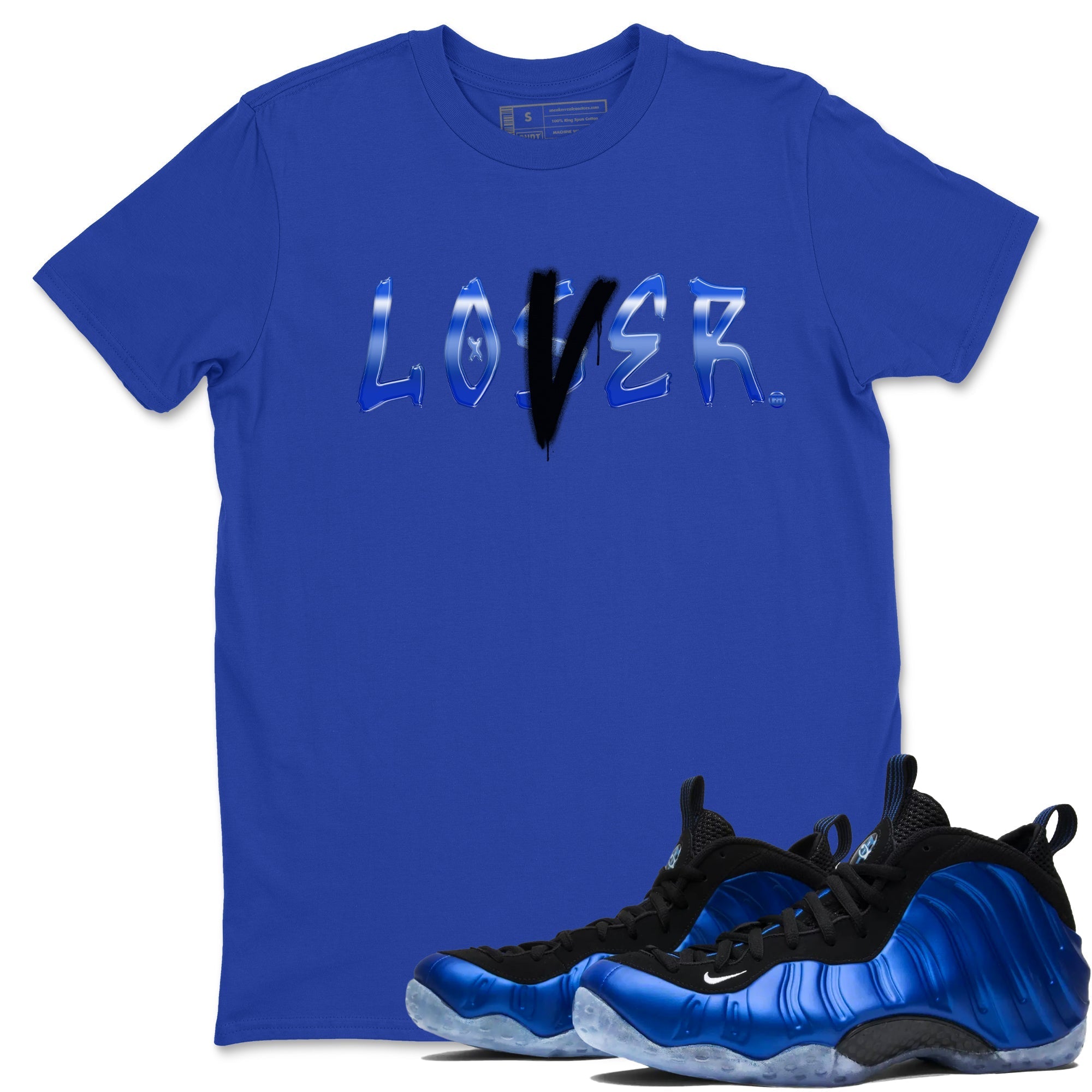 Loser Lover snkmatch Tees - Air Foamposite One Royal