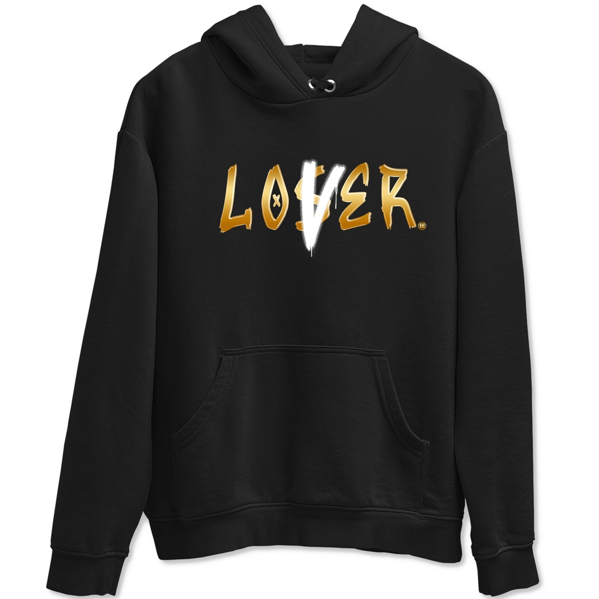 Loser Lover snkmatch Tees - Air Jordan 1 Black Metallic Gold