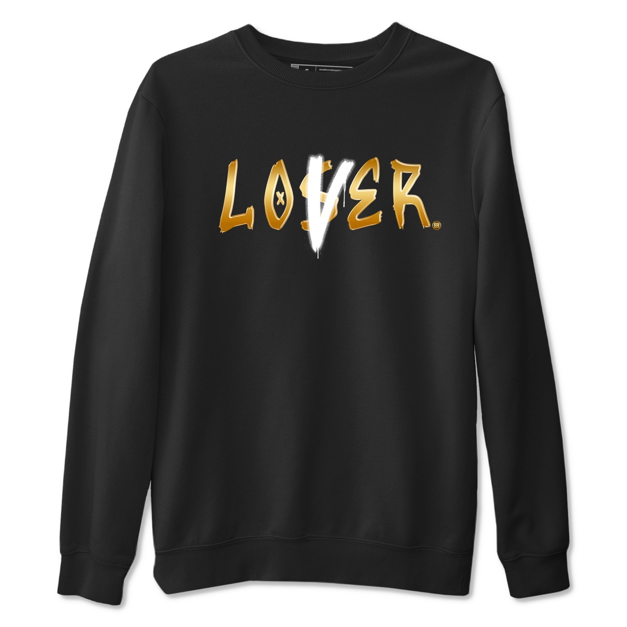 Loser Lover snkmatch Tees - Air Jordan 1 Black Metallic Gold
