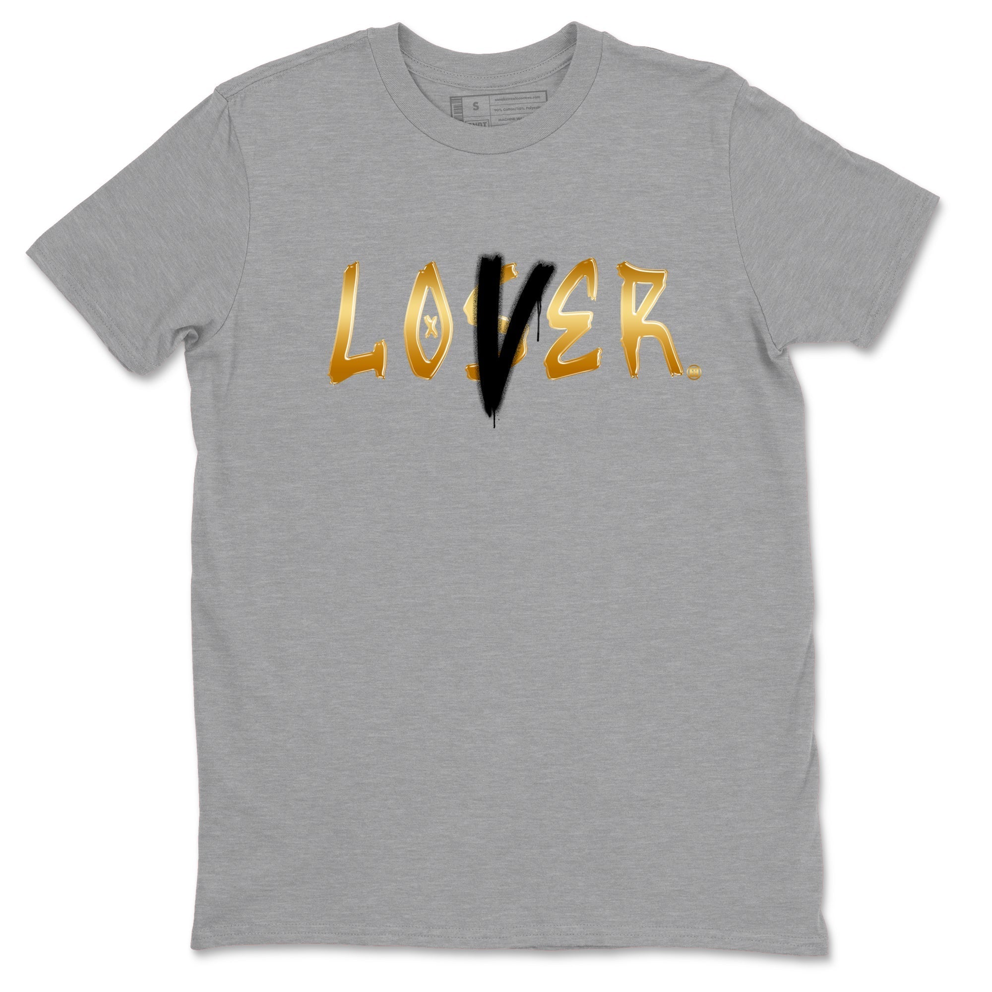 Loser Lover snkmatch Tees - Air Jordan 1 Black Metallic Gold