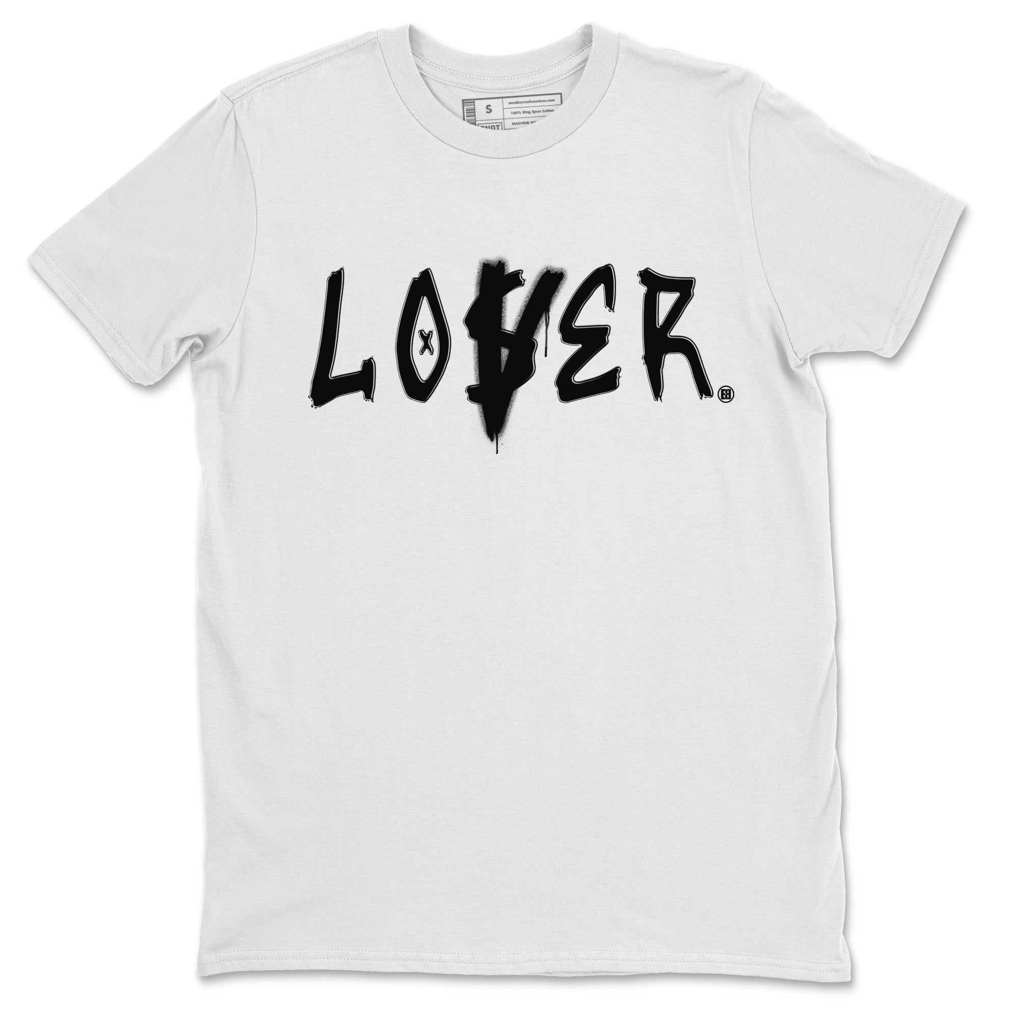 Loser Lover Unisex Tops - Air Jordan 1 Black White