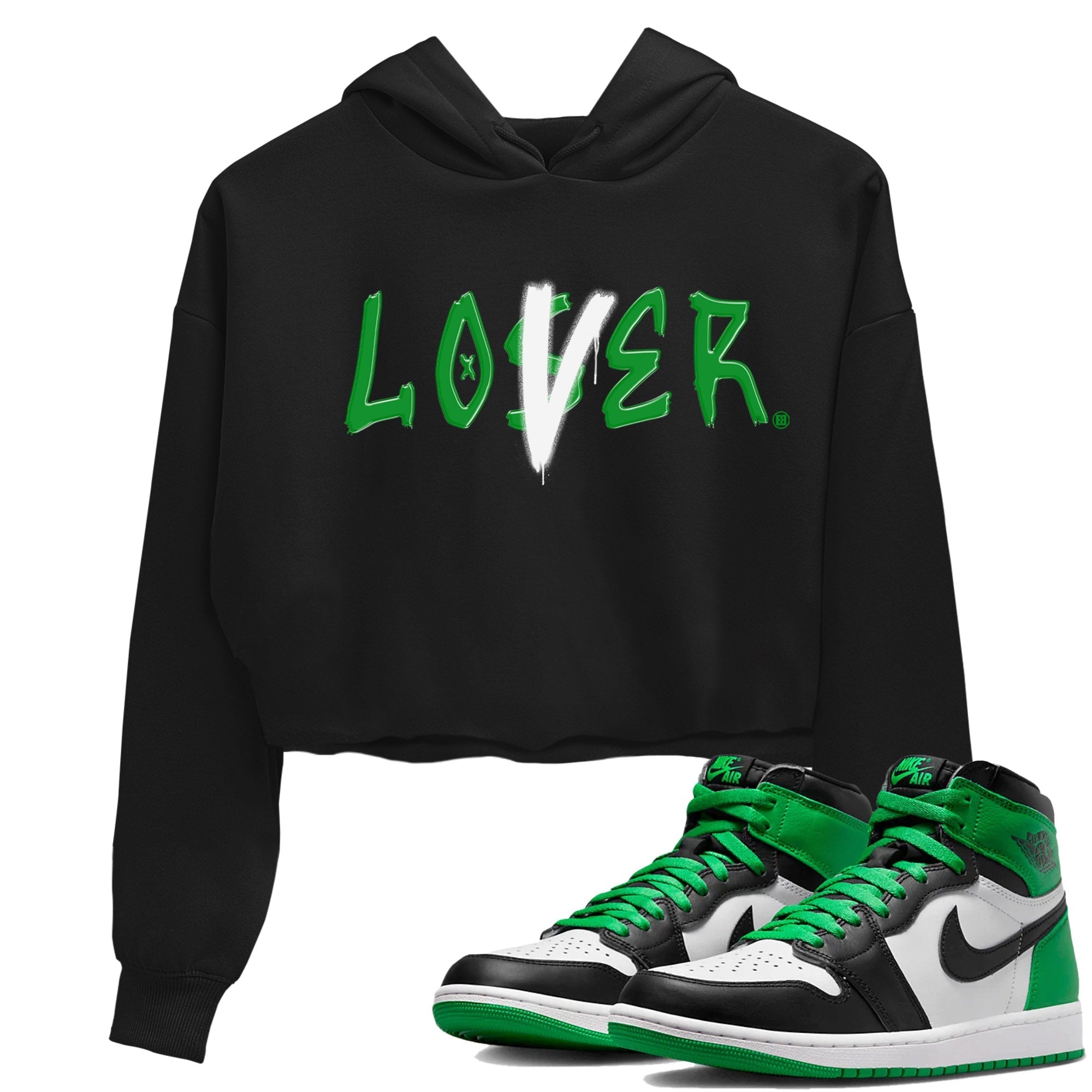 Loser Lover Women's Tops - Air Jordan 1 Celtics