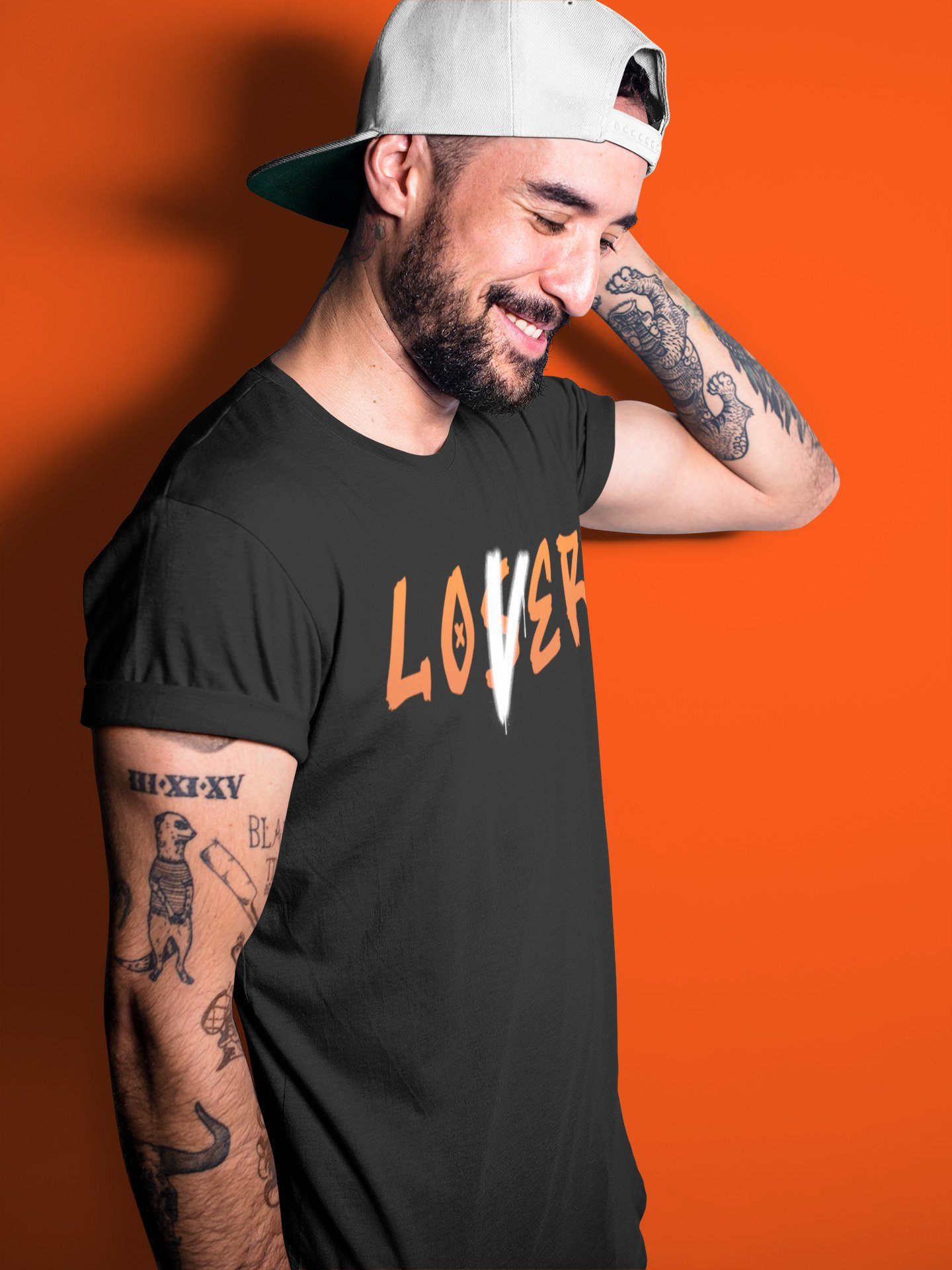 Loser Lover Unisex Tops - Air Jordan 1 Electro Orange