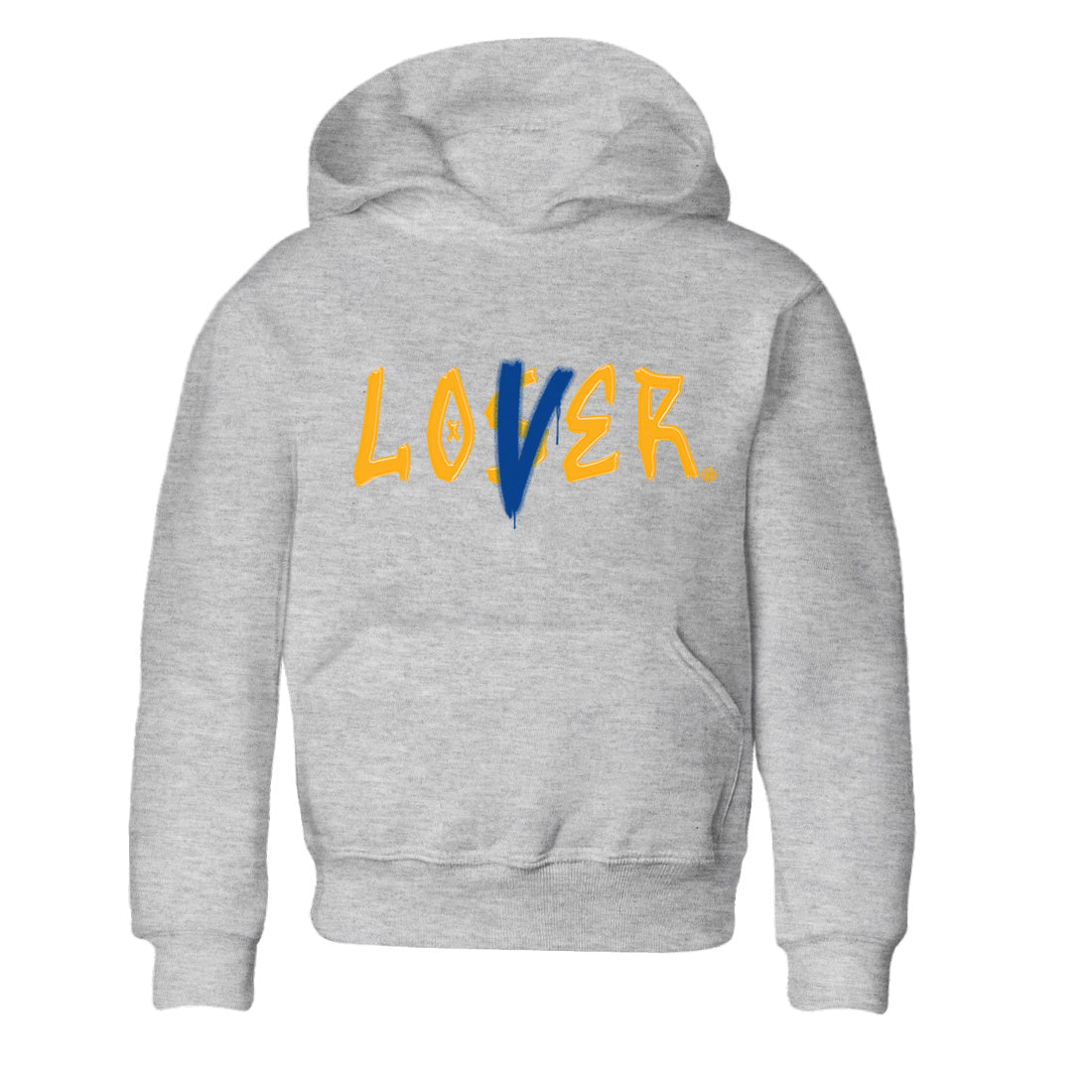 Loser Lover Kids Tops - Air Jordan 1 Game Royal Varsity Maize