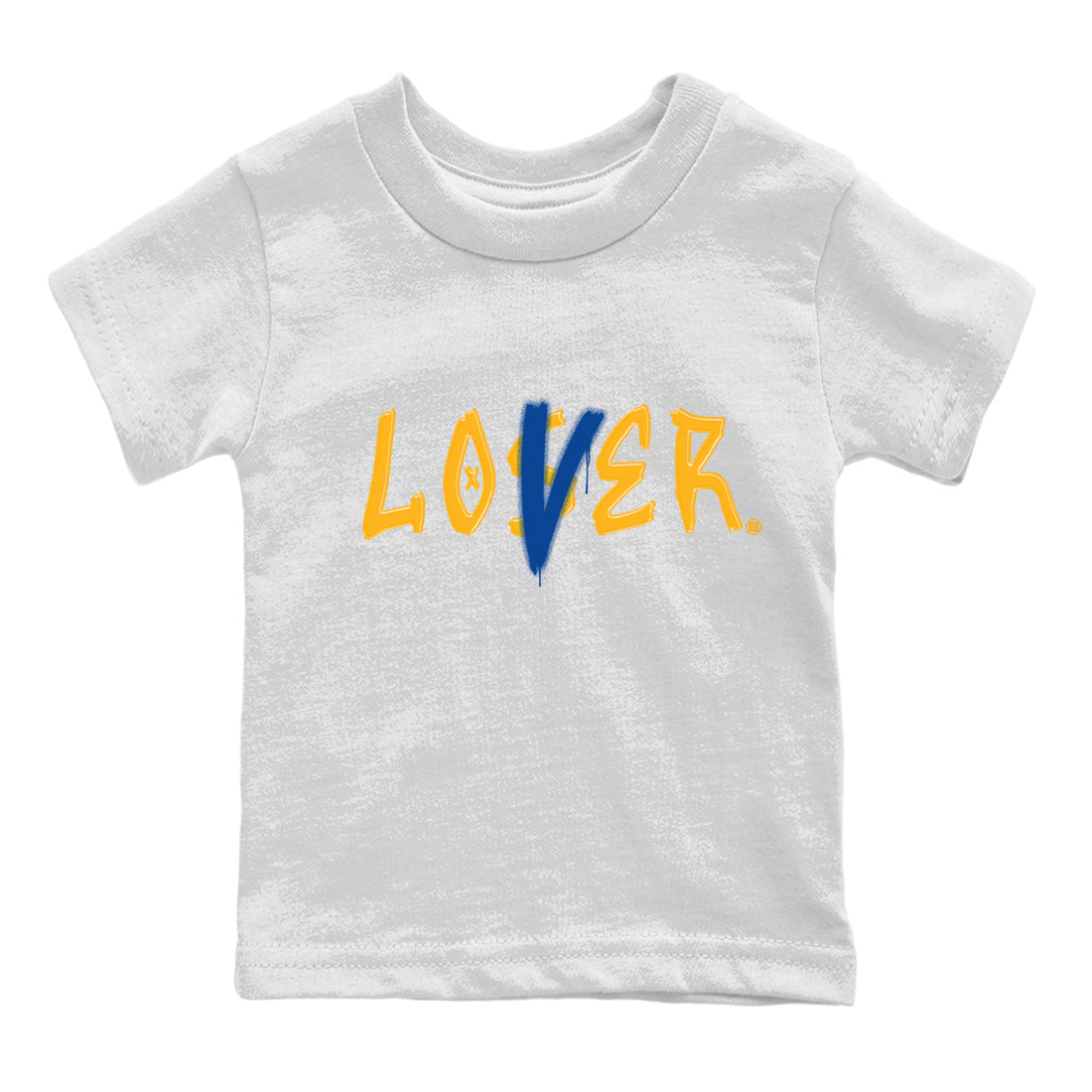 Loser Lover Kids Tops - Air Jordan 1 Game Royal Varsity Maize