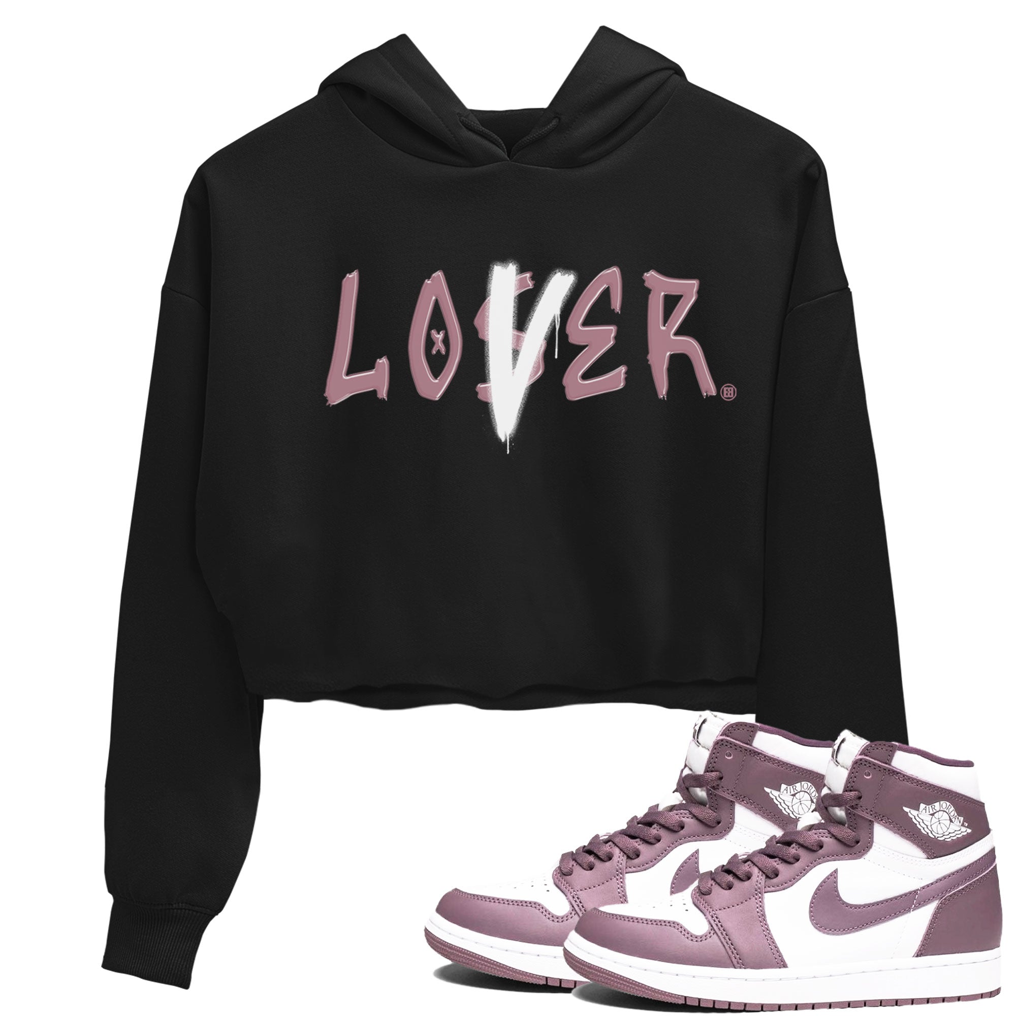Loser Lover snkmatch Women's Top - Air Jordan 1 Mauve