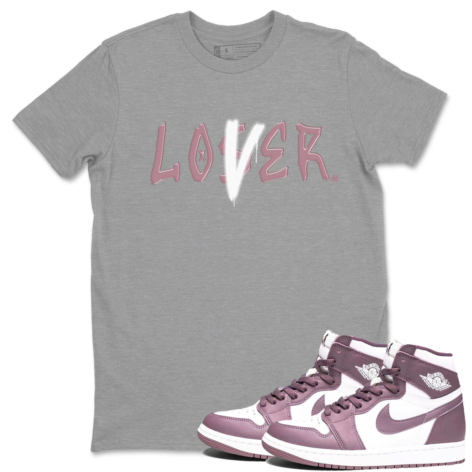 Loser Lover snkmatch Tee - Air Jordan 1 Mauve