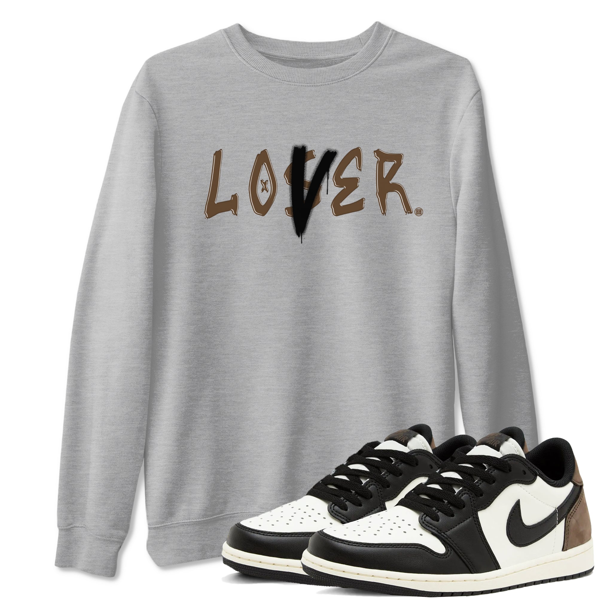 Loser Lover snkmatch Tees - Air Jordan 1 Mocha