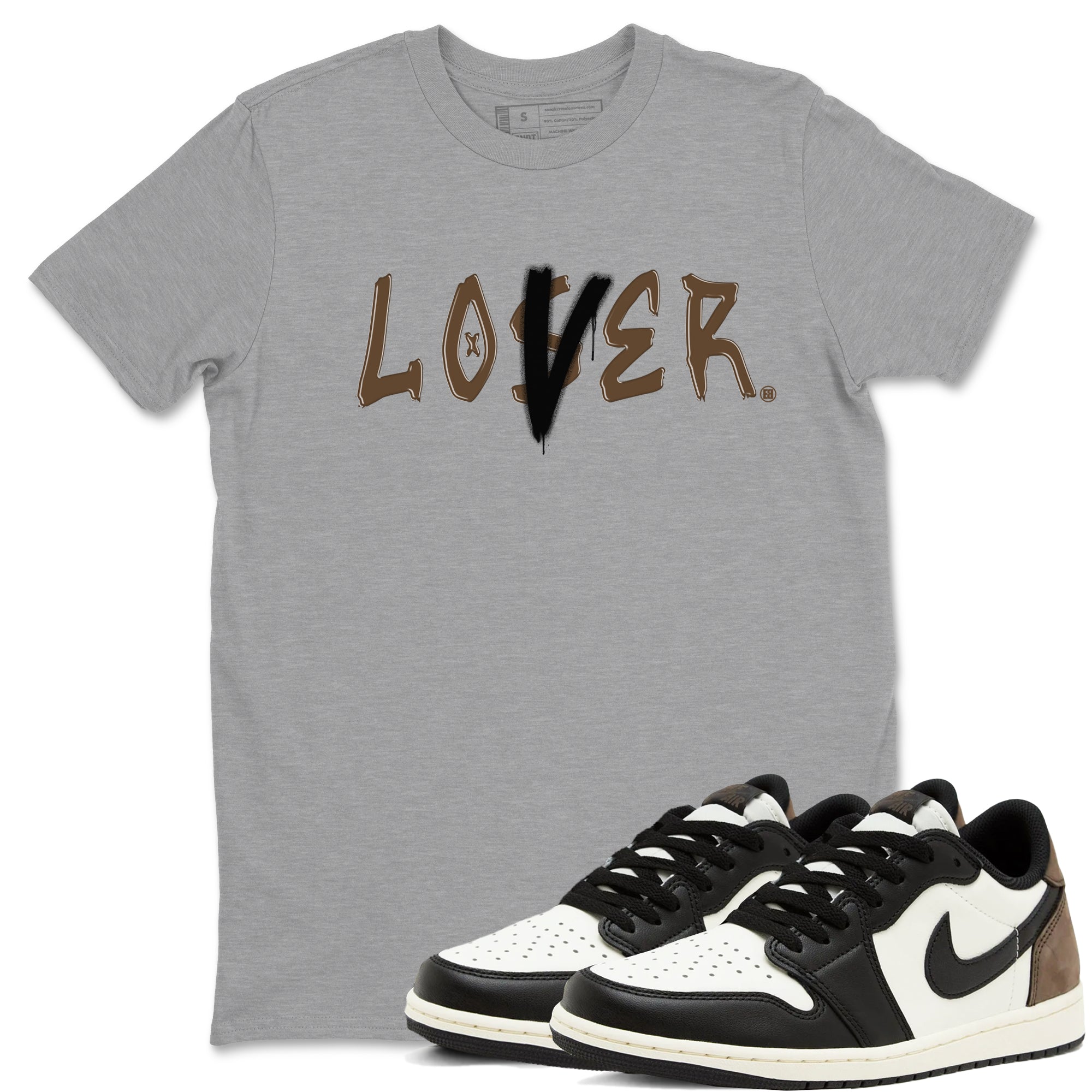 Loser Lover snkmatch Tees - Air Jordan 1 Mocha