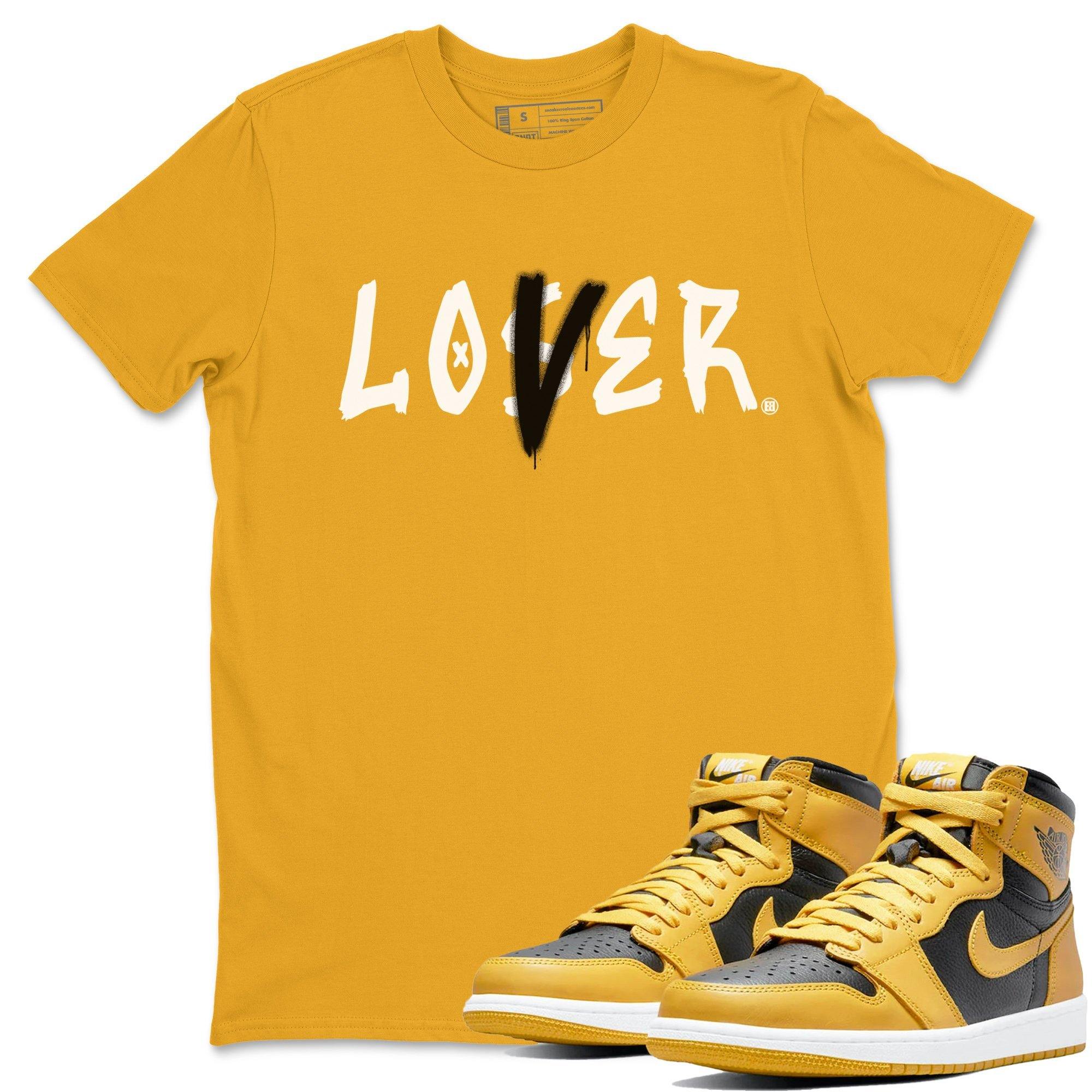 Loser Lover Unisex Tops - Air Jordan 1 Pollen
