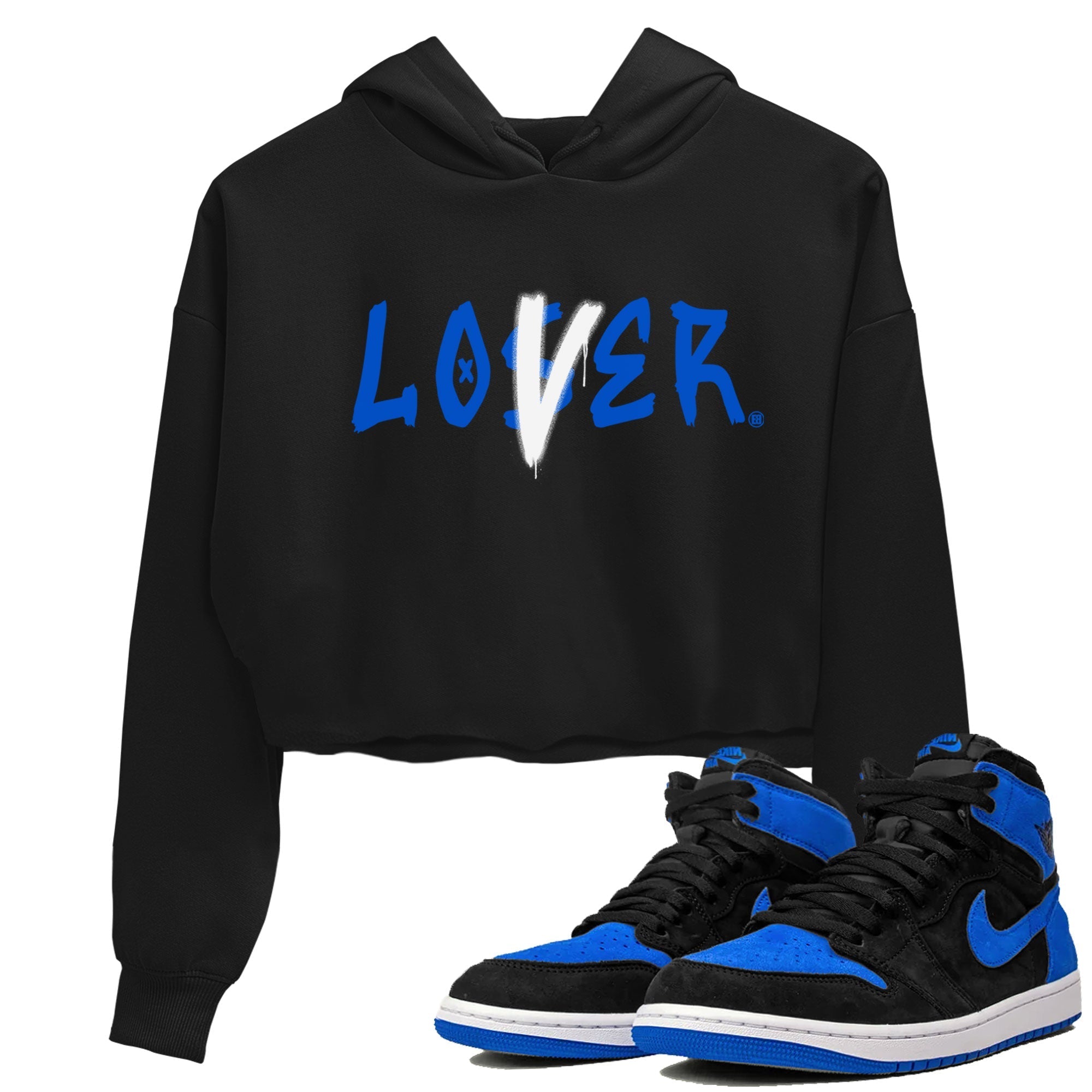 Loser Lover snkmatch Women's Top - Air Jordan 1 Royal Reimagined