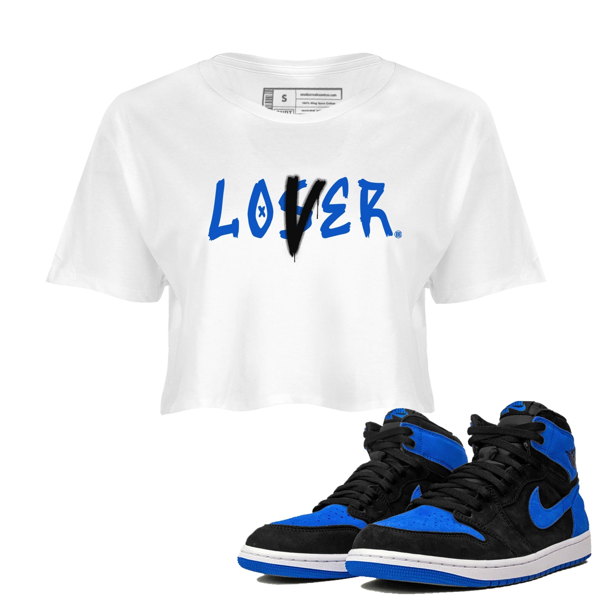 Loser Lover snkmatch Women's Top - Air Jordan 1 Royal Reimagined
