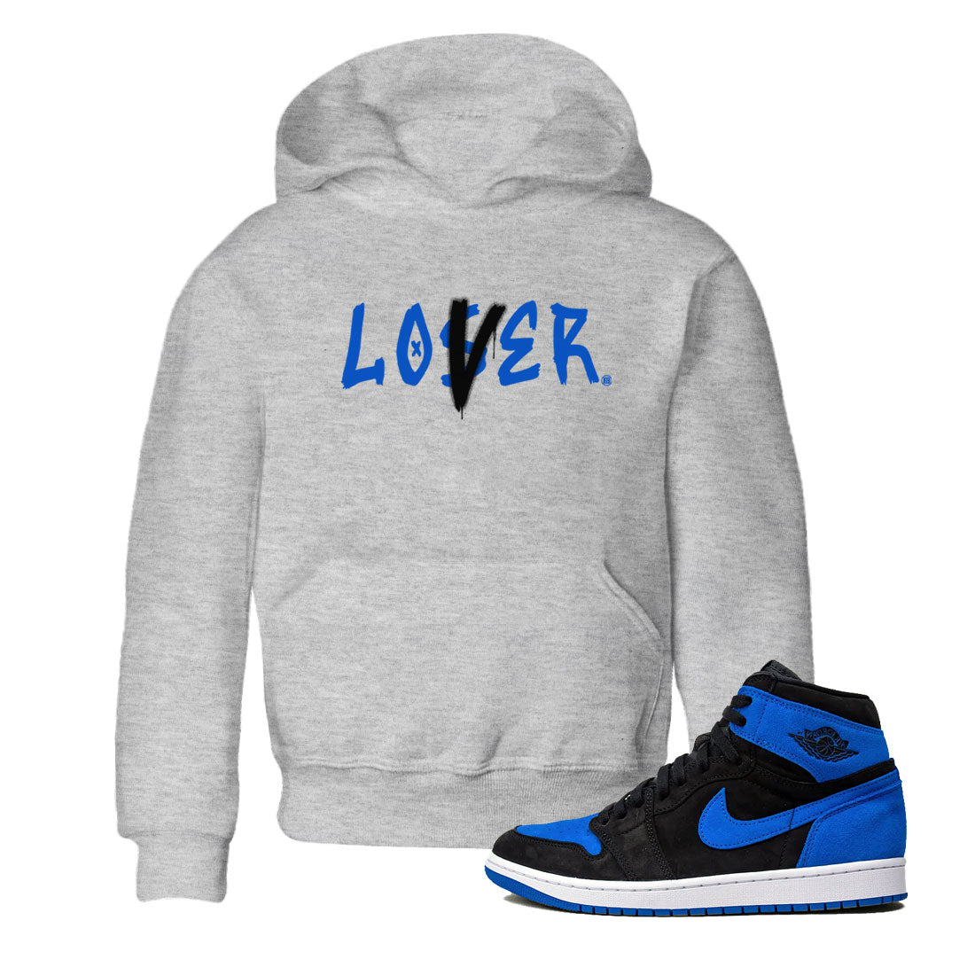 Loser Lover snkmatch Tee Kids - Air Jordan 1 Royal Reimagined