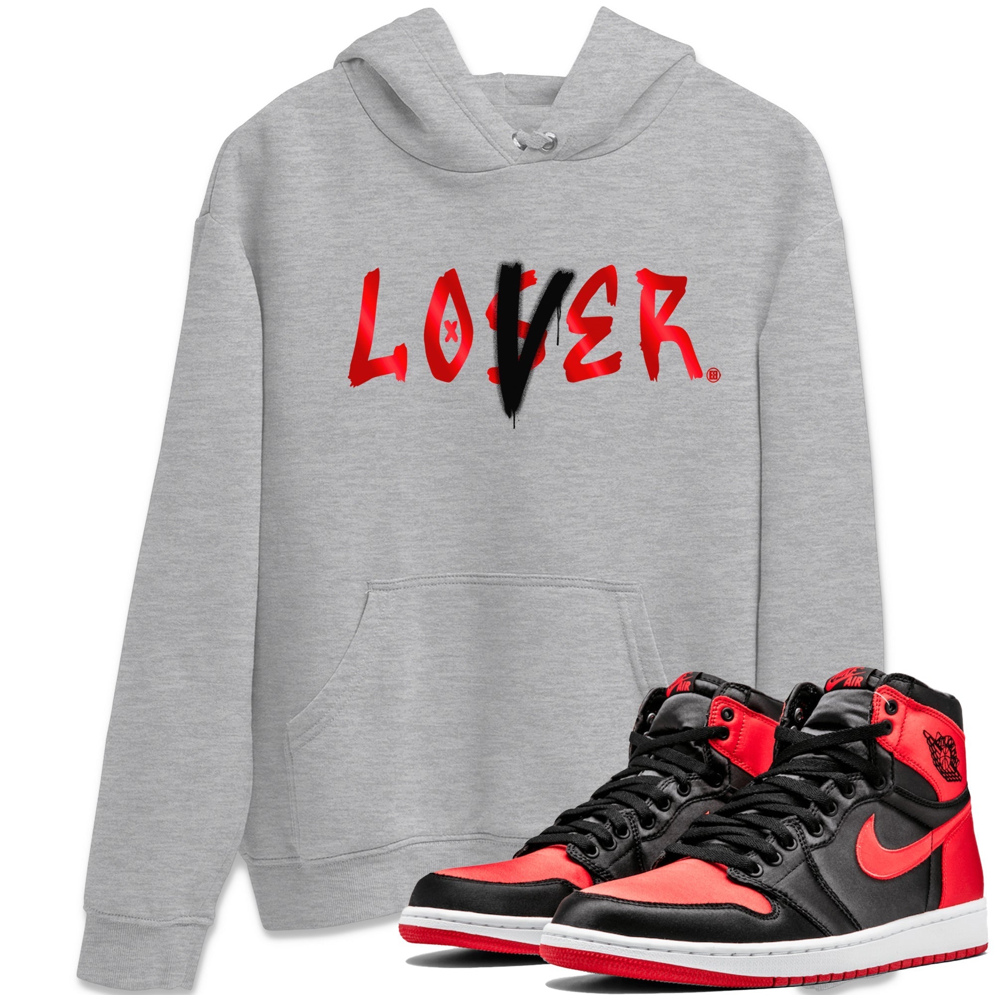 Loser Lover Unisex Tops - Air Jordan 1 Satin Bred