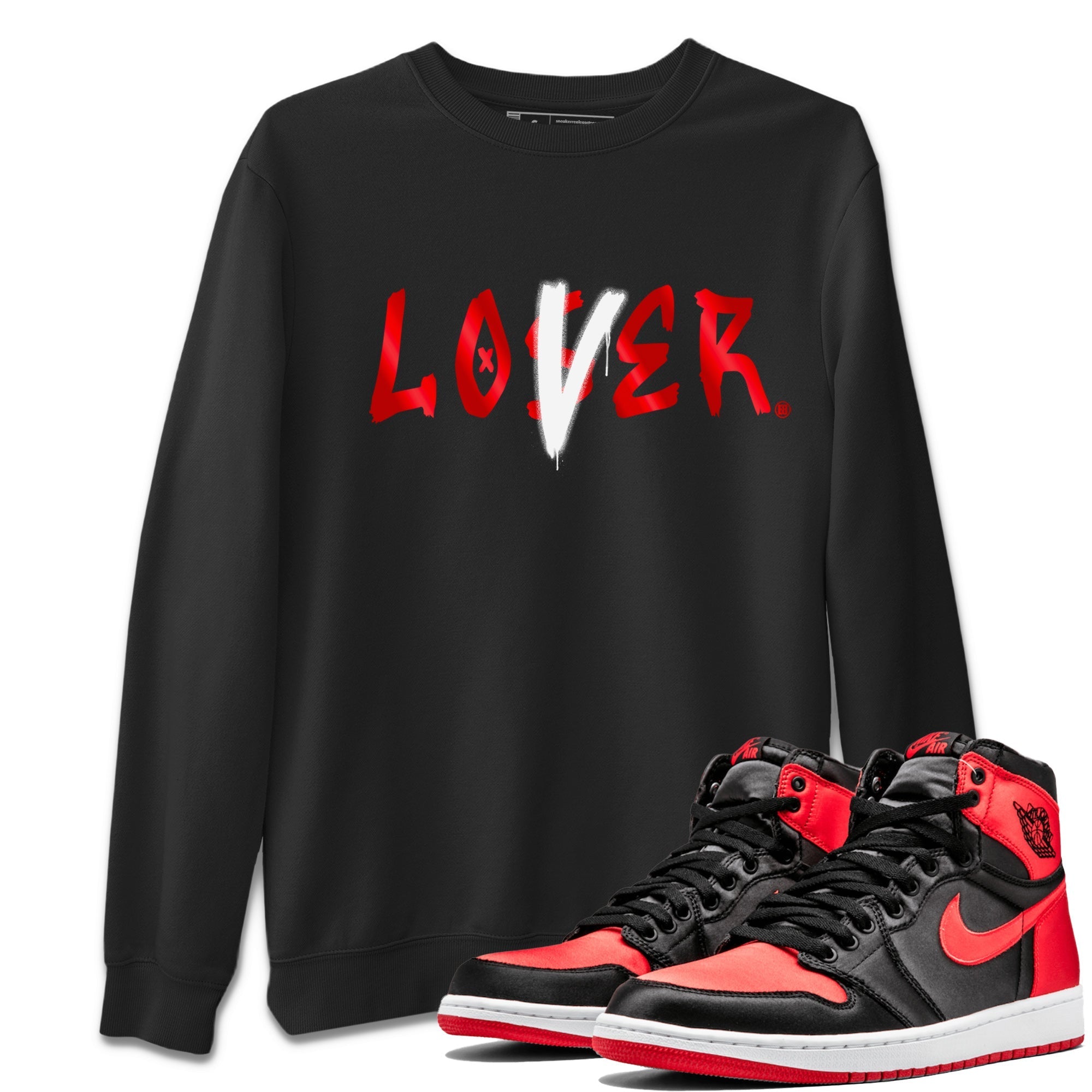 Loser Lover Unisex Tops - Air Jordan 1 Satin Bred