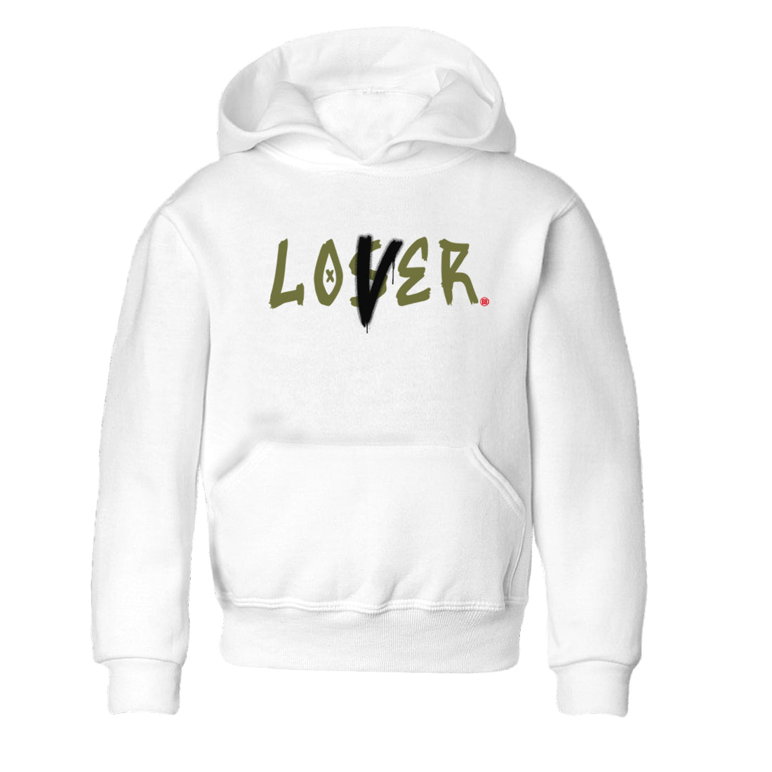 Loser Lover snkmatch Tees Kids - Air Jordan 1 Travis Scott Medium Olive