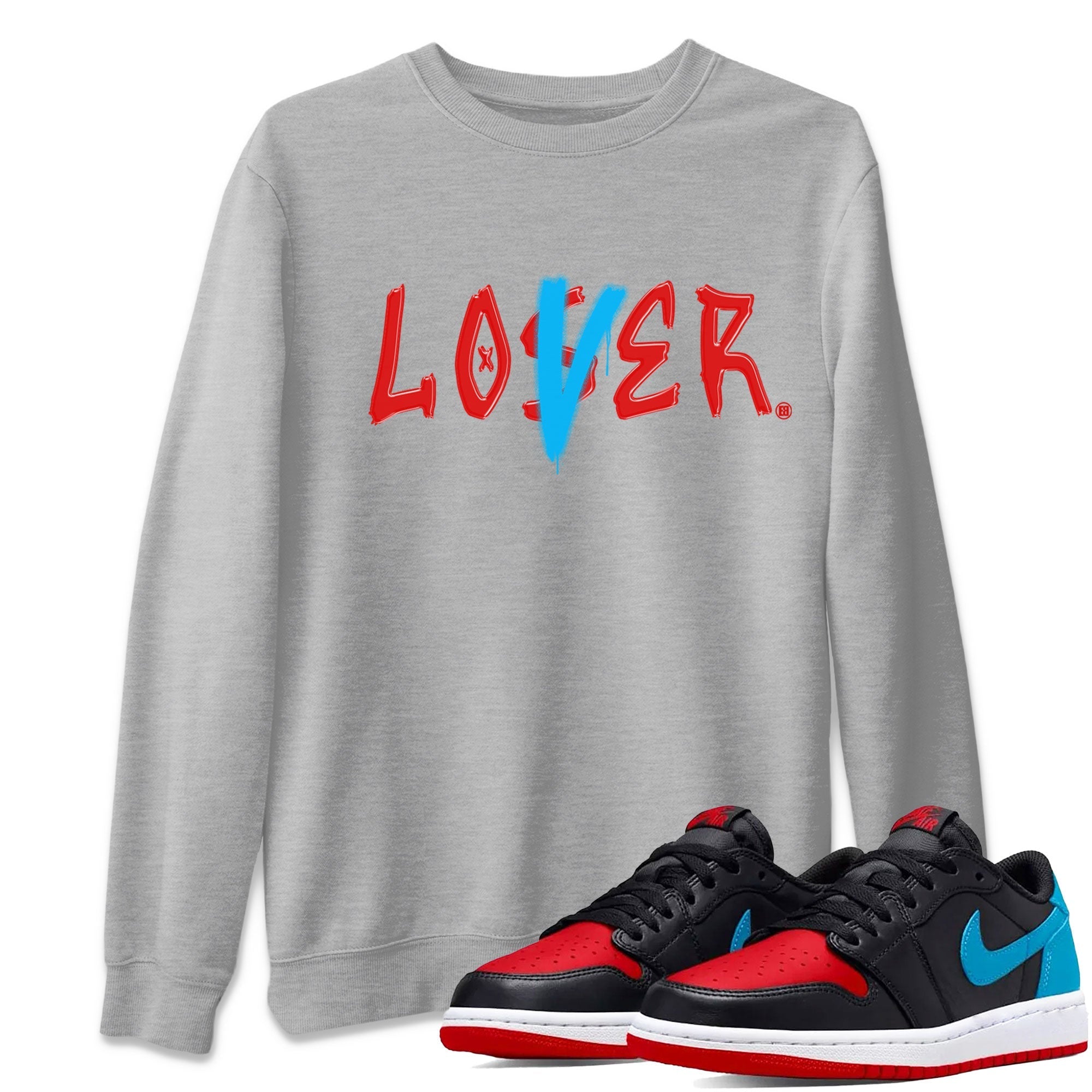 Loser Lover Unisex Tops - Air Jordan 1 UNC to Chicago