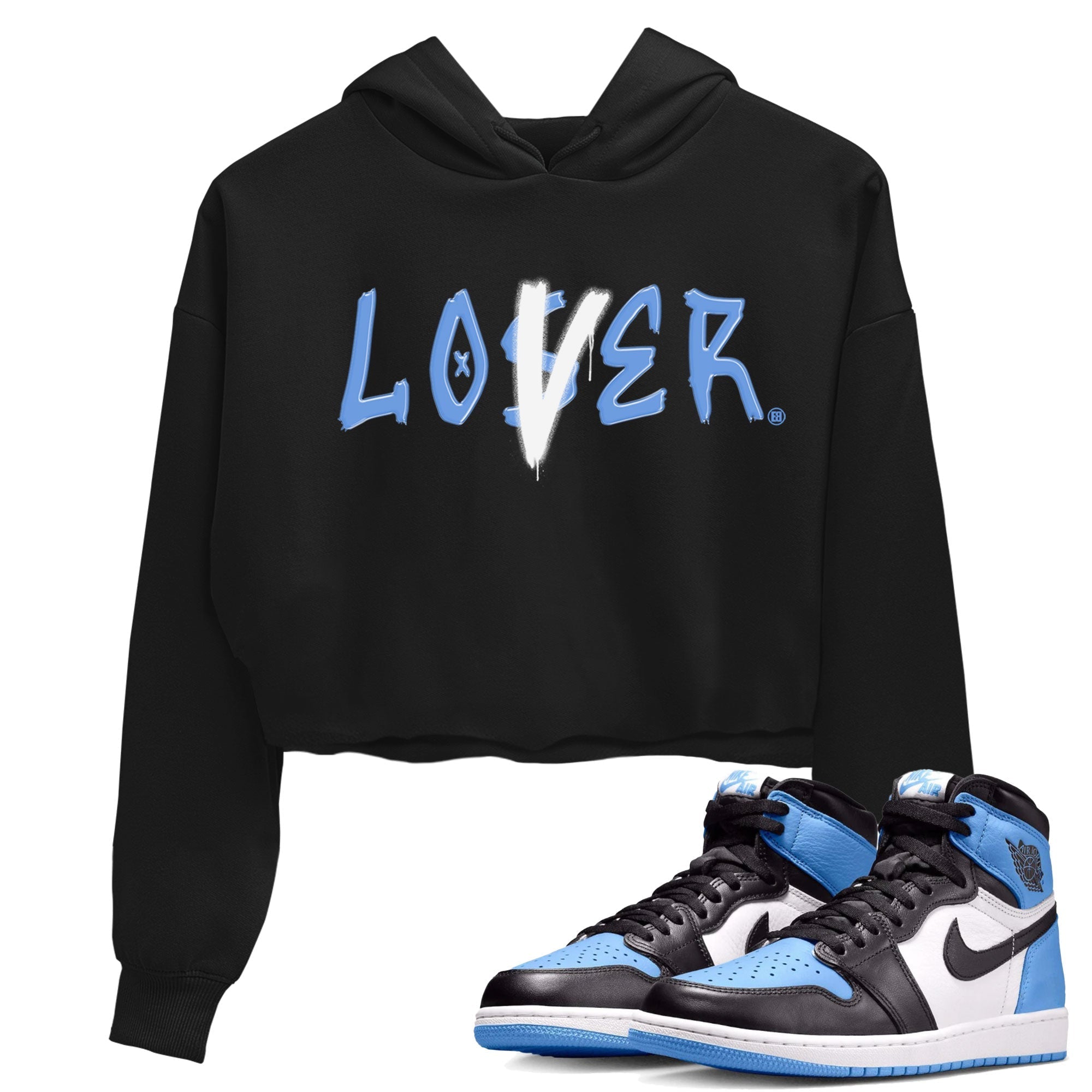 Loser Lover snkmatch Women's Top - Air Jordan 1 UNC Toe