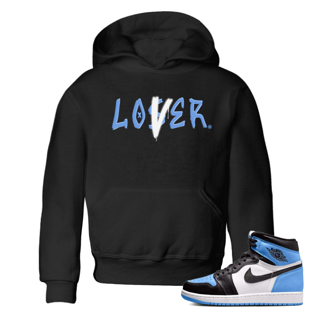 Loser Lover snkmatch Tee Kids - Air Jordan 1 UNC Toe