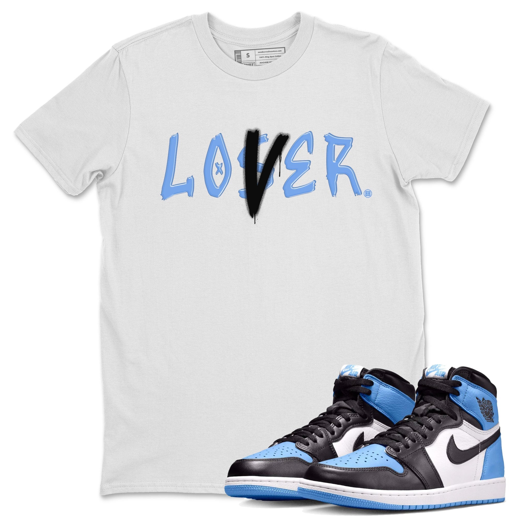 Loser Lover snkmatch Tee - Air Jordan 1 UNC Toe