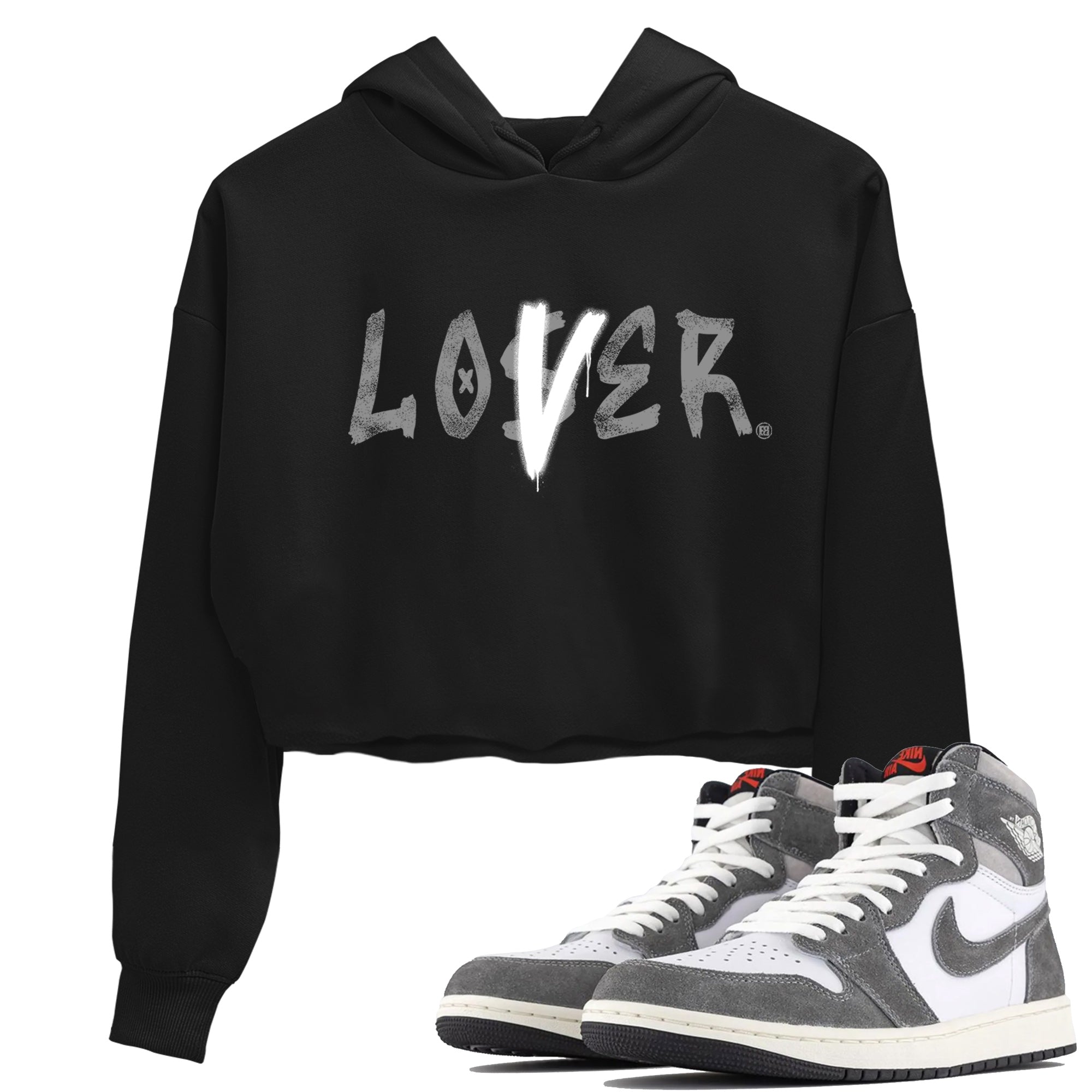 Loser Lover Women's Tops - Air Jordan 1 Washed Heritage