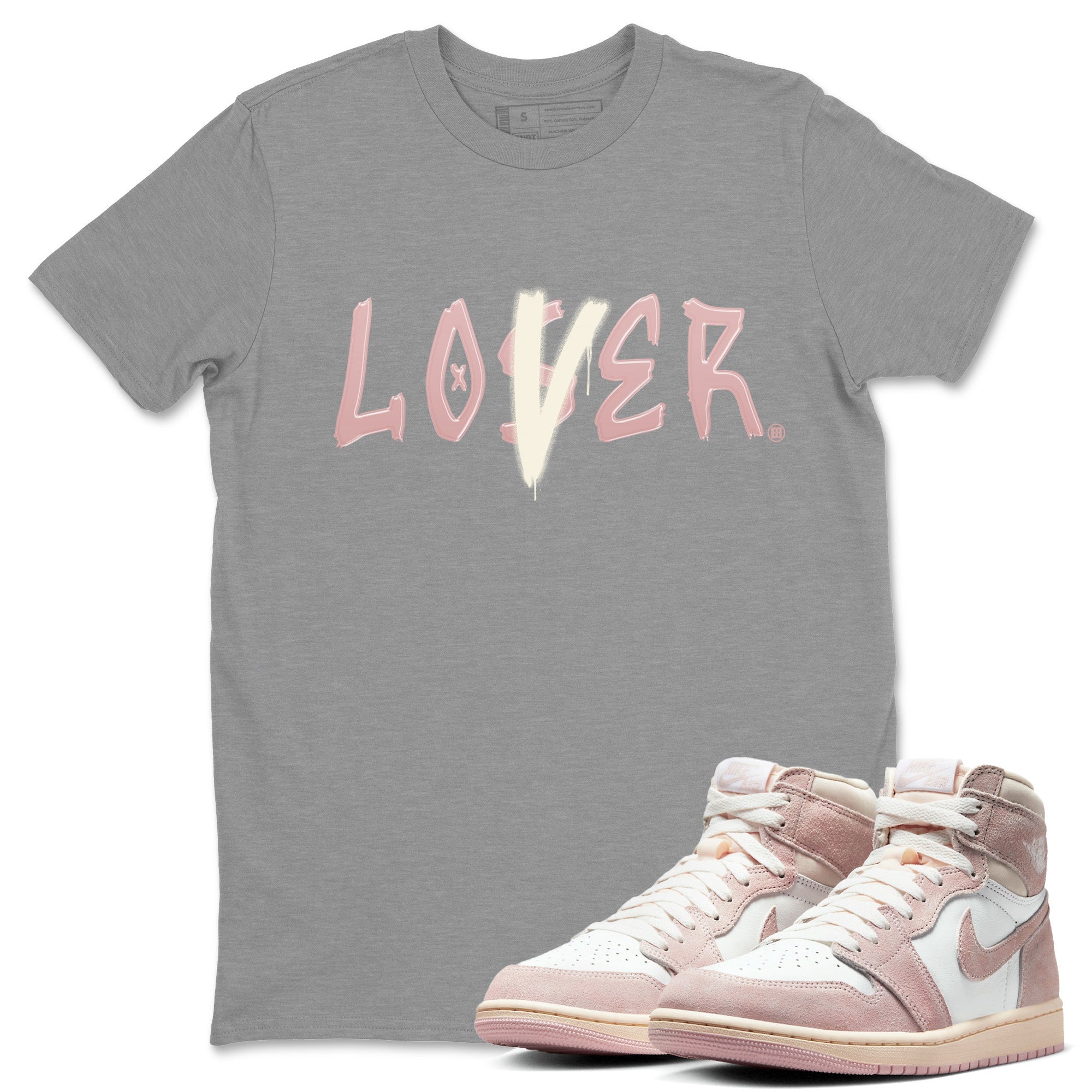 Loser Lover Unisex Tops - Air Jordan 1 Washed Pink