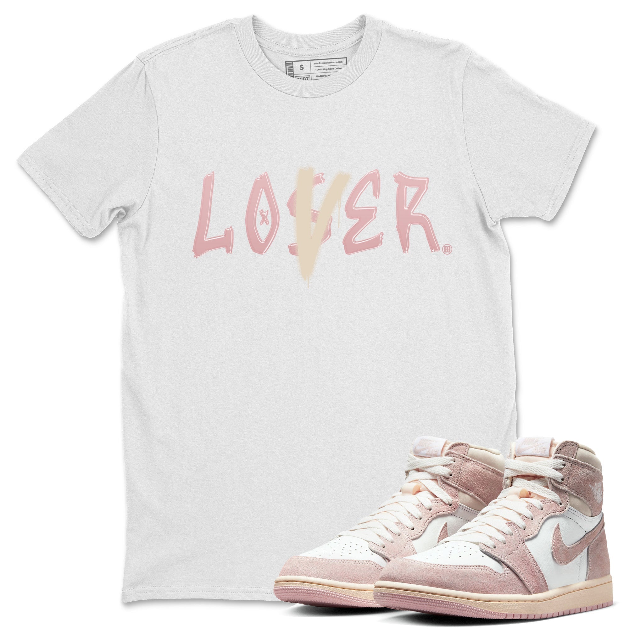 Loser Lover Unisex Tops - Air Jordan 1 Washed Pink