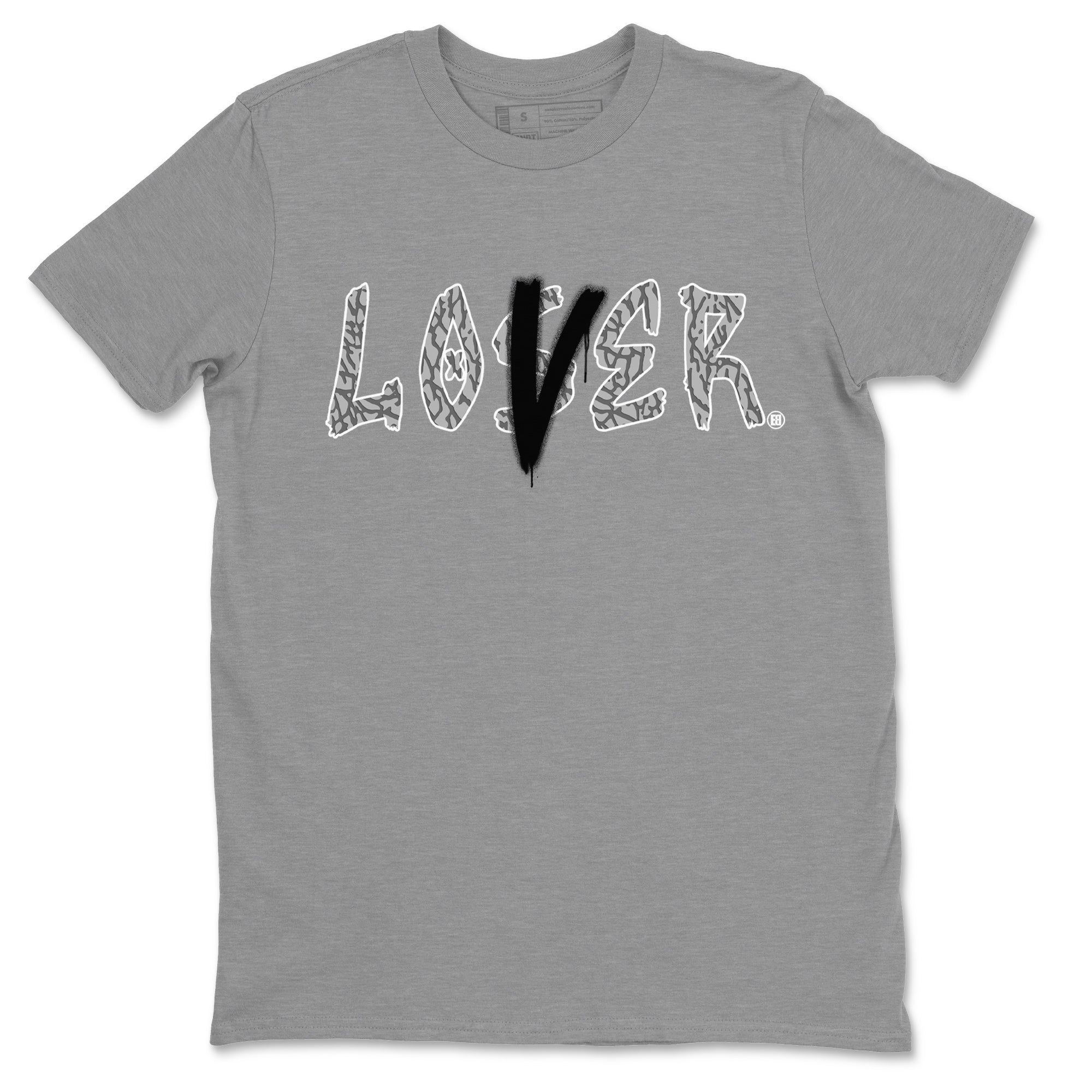 Loser Lover Unisex Tops - Air Jordan 1 White Cement