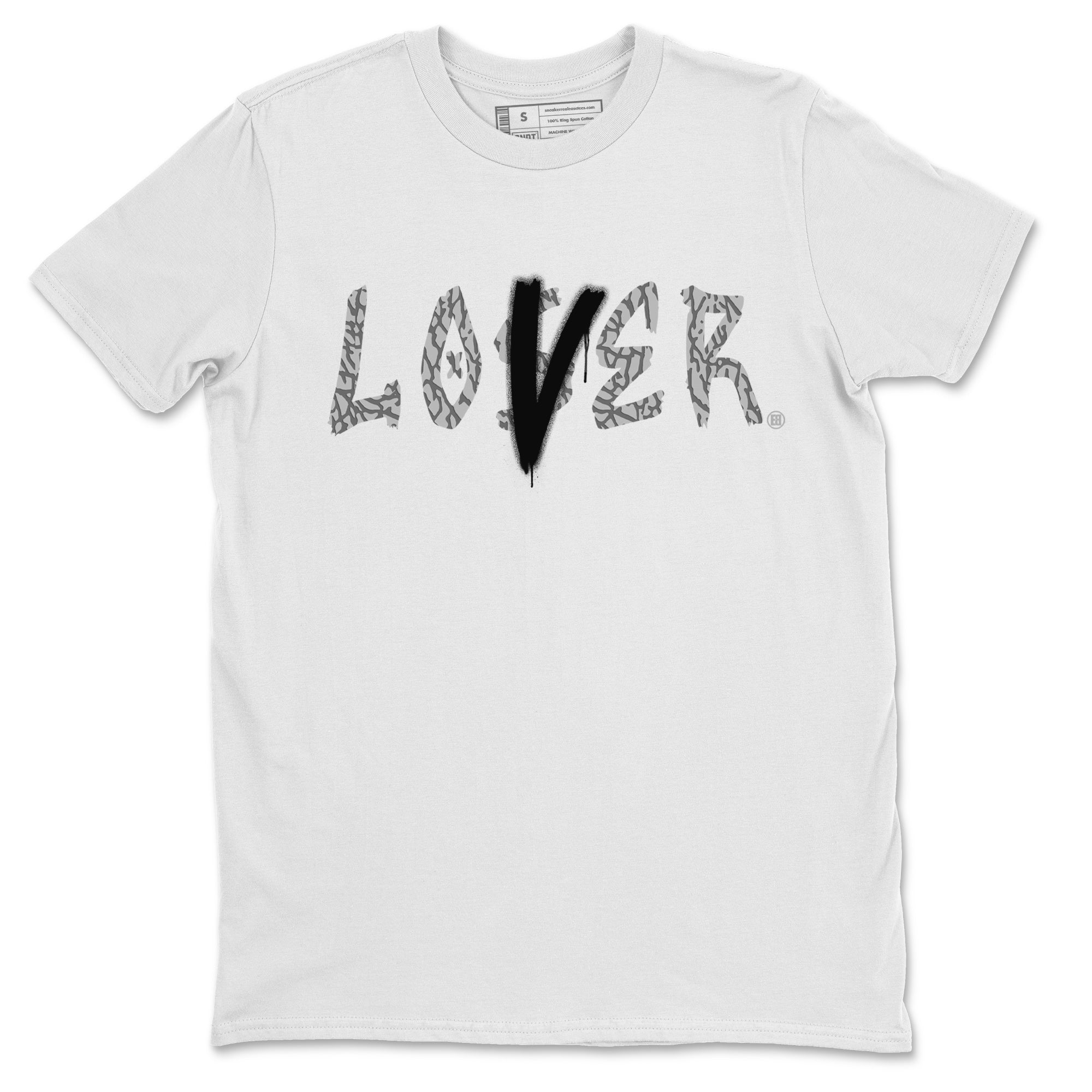 Loser Lover Unisex Tops - Air Jordan 1 White Cement
