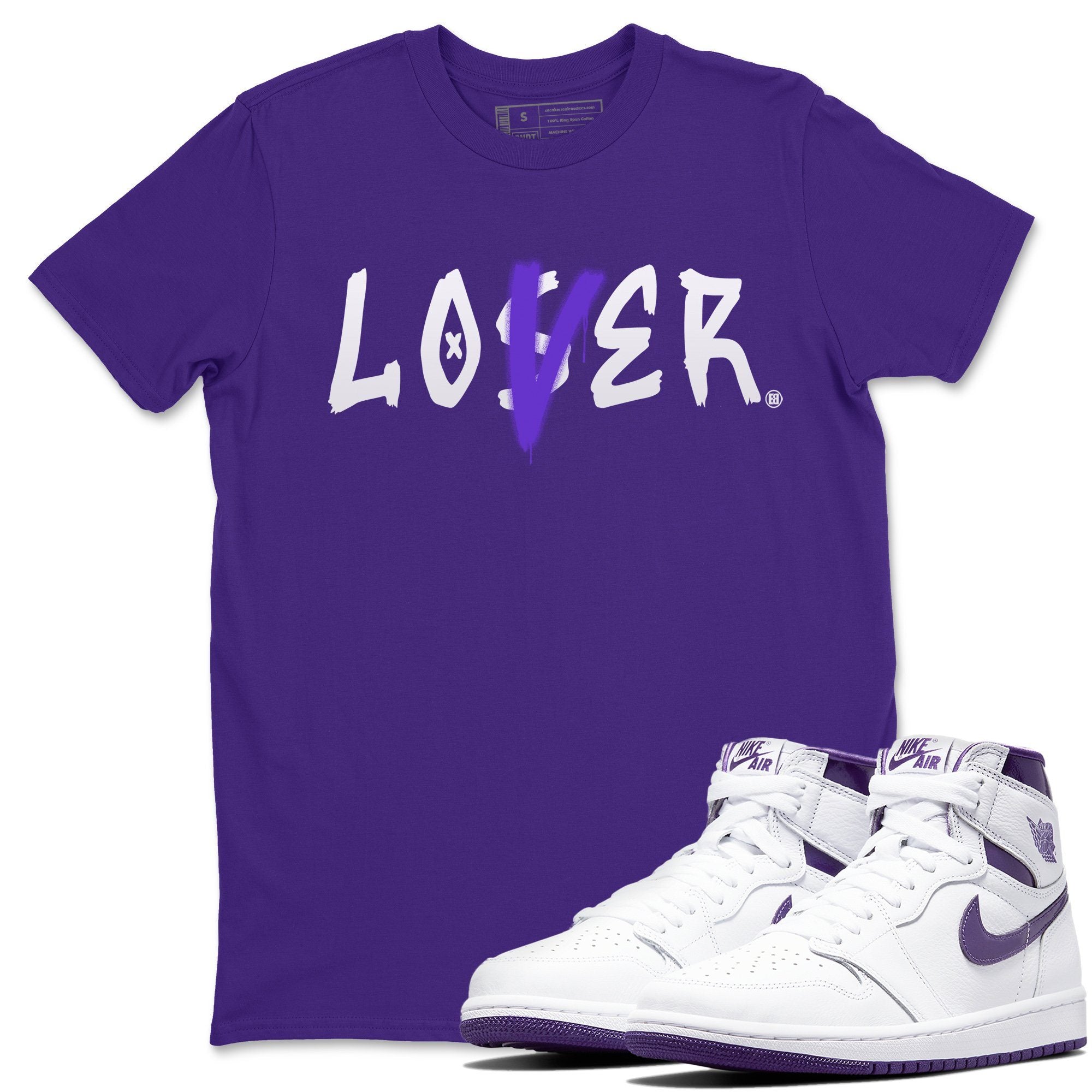Loser Lover Unisex Tops - Air Jordan 1 WMNS Court Purple