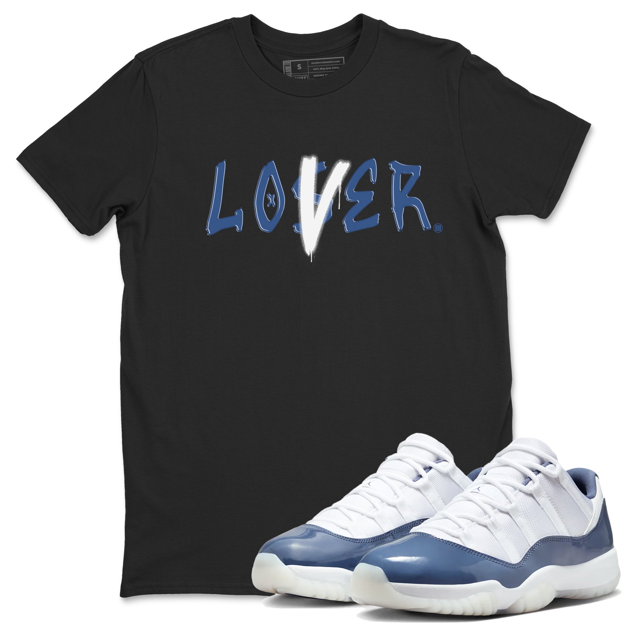 Loser Lover snkmatch Tees - Air Jordan 11 Diffused Blue