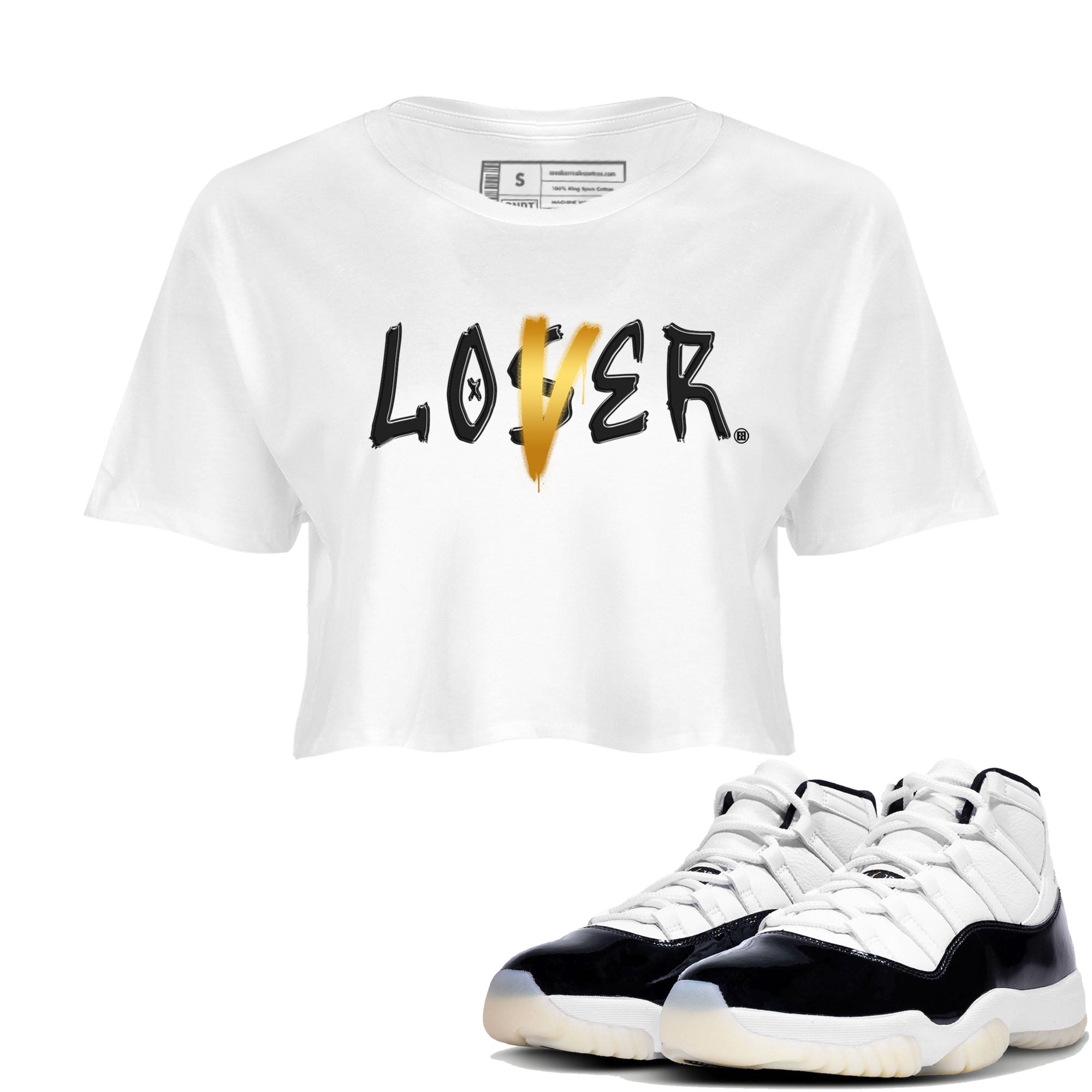 Loser Lover snkmatch Women's Top - Air Jordan 11 Gratitude
