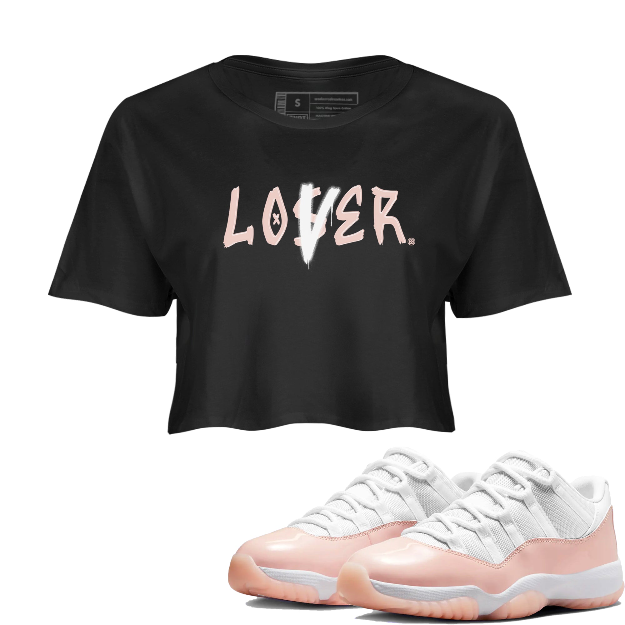 Loser Lover snkmatch Women's Top - Air Jordan 11 Legend Pink