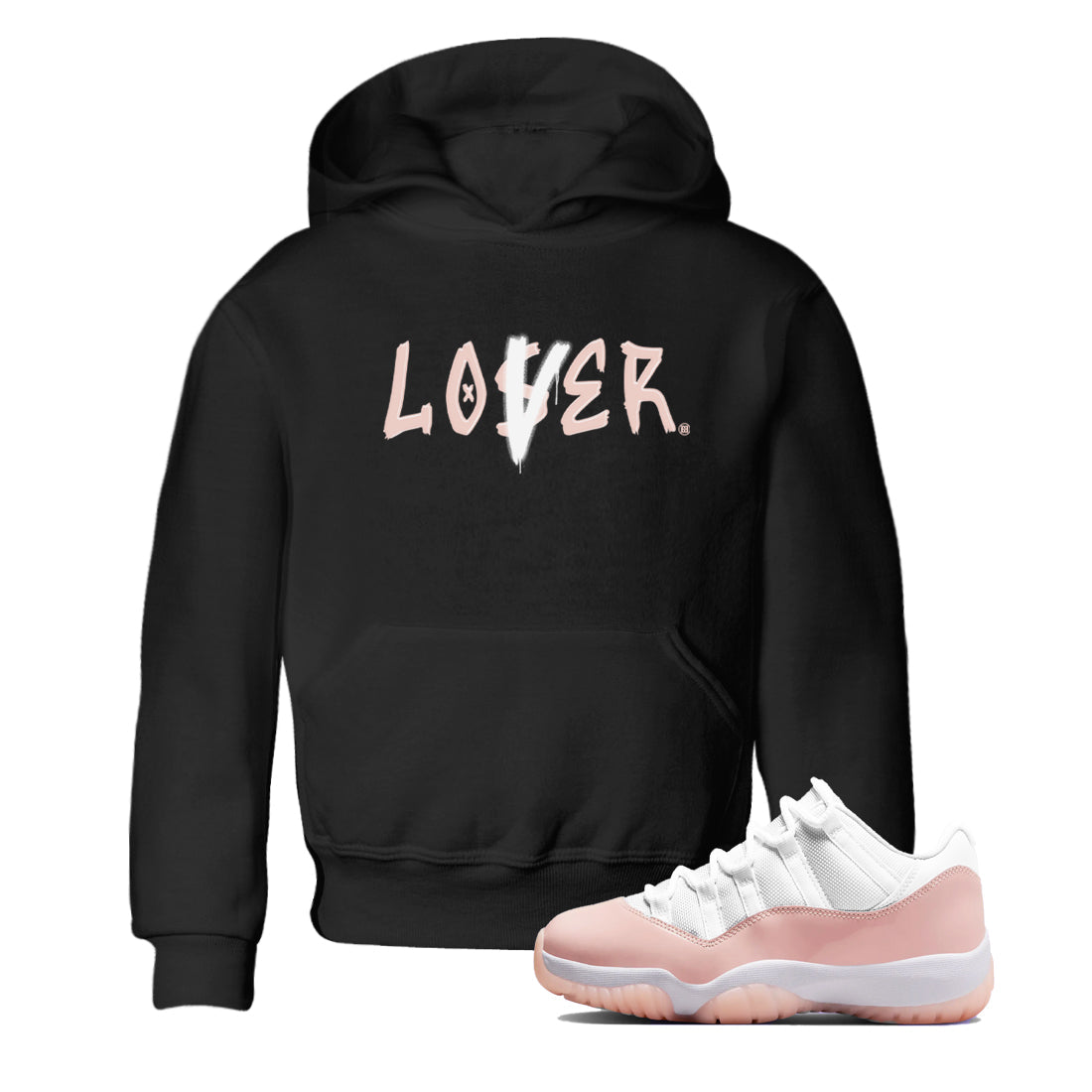 Loser Lover snkmatch Tees Kids - Air Jordan 11 Legend Pink