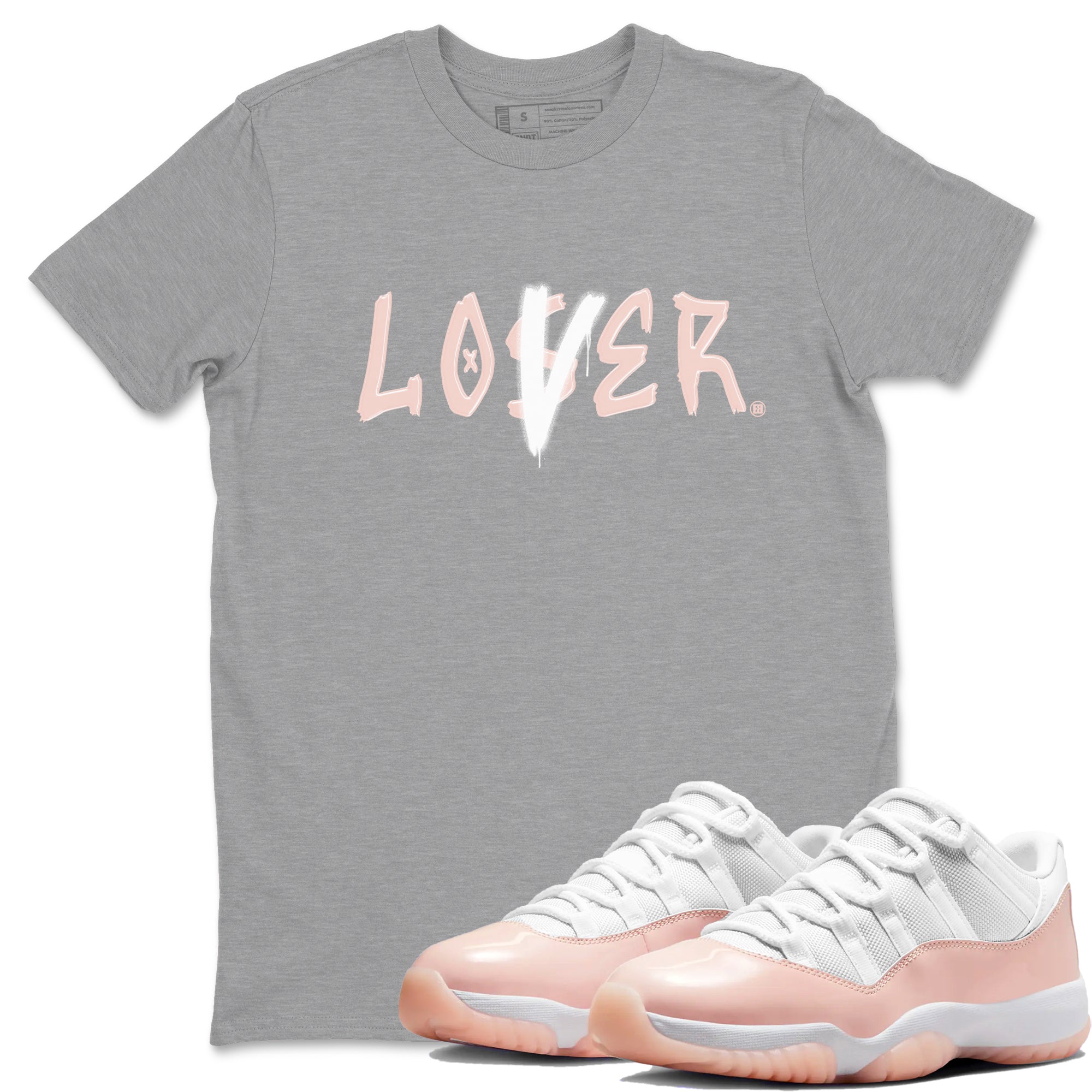 Loser Lover snkmatch Tees - Air Jordan 11 Legend Pink