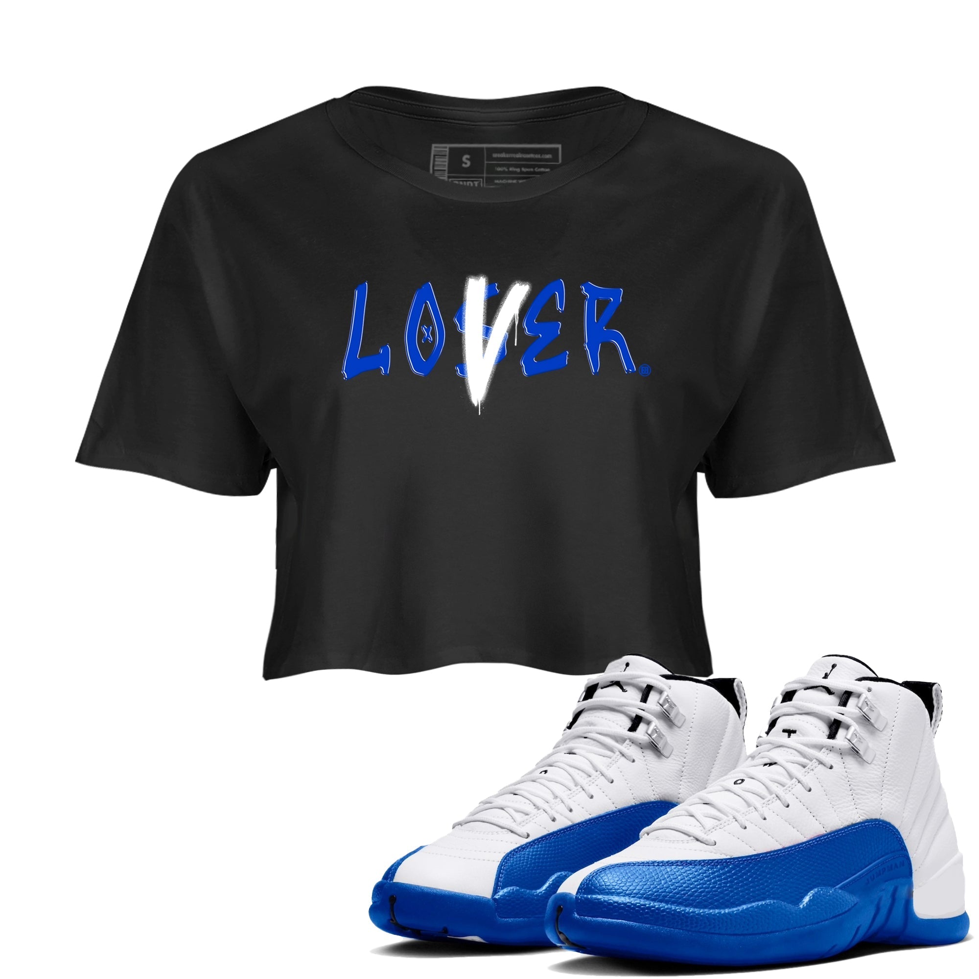 Loser Lover snkmatch Women's Top - Air Jordan 12 Blueberry