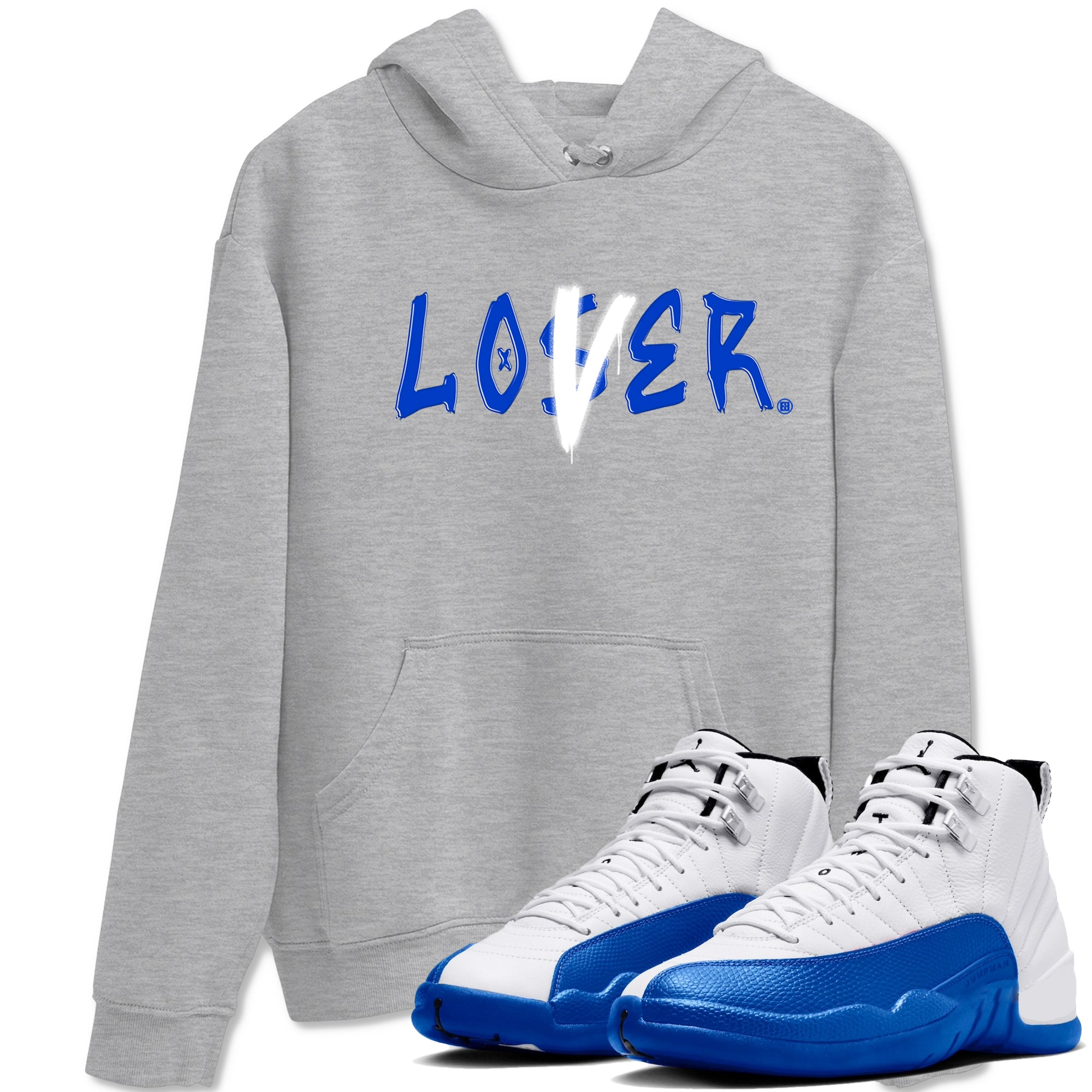 Loser Lover snkmatch Tees - Air Jordan 12 Blueberry