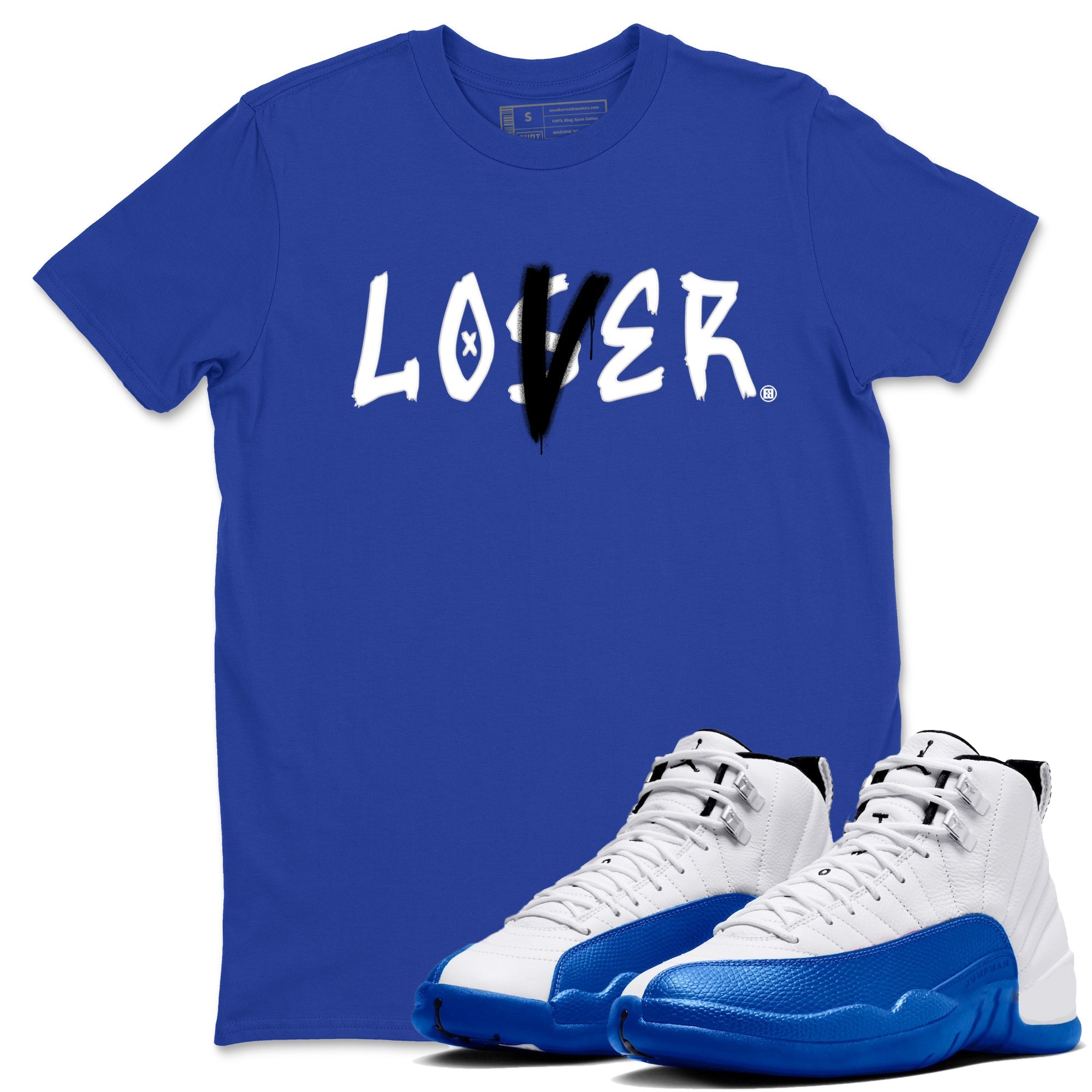Loser Lover snkmatch Tees - Air Jordan 12 Blueberry