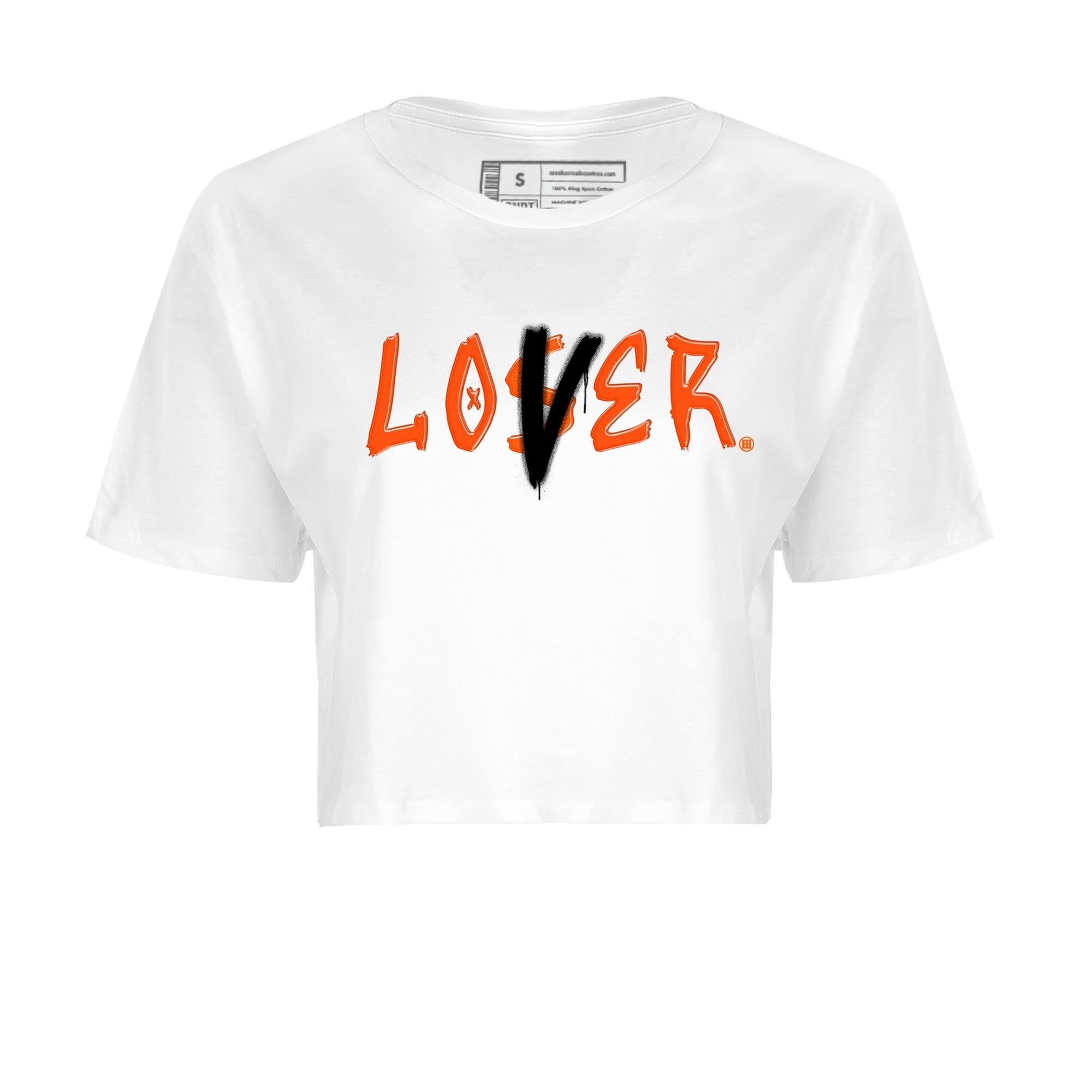 Loser Lover Women's Tops - Air Jordan 12 Brilliant Orange