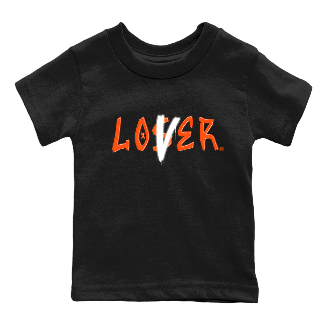 Loser Lover Kids Tops - Air Jordan 12 Brilliant Orange