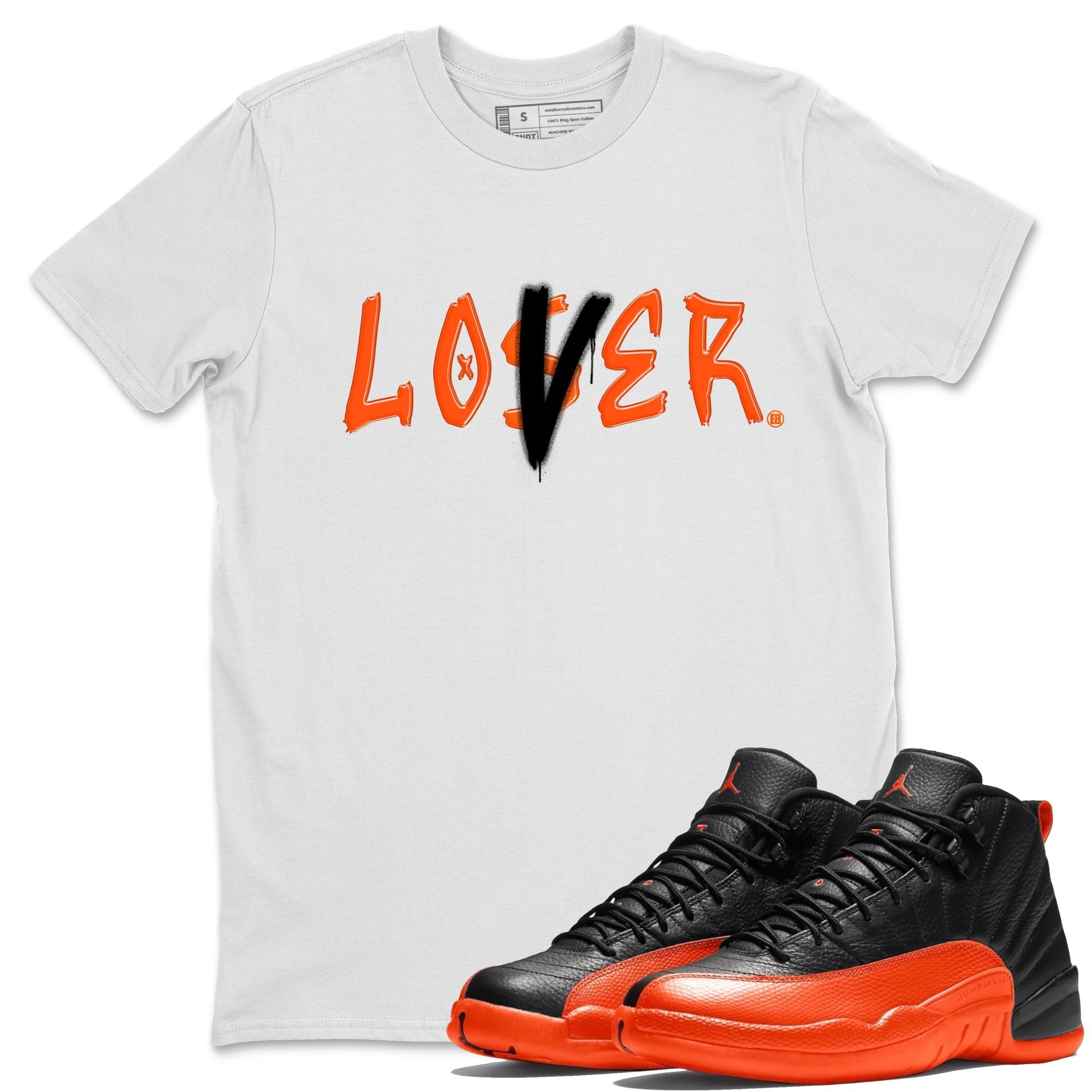 Loser Lover Unisex Tops - Air Jordan 12 Brilliant Orange