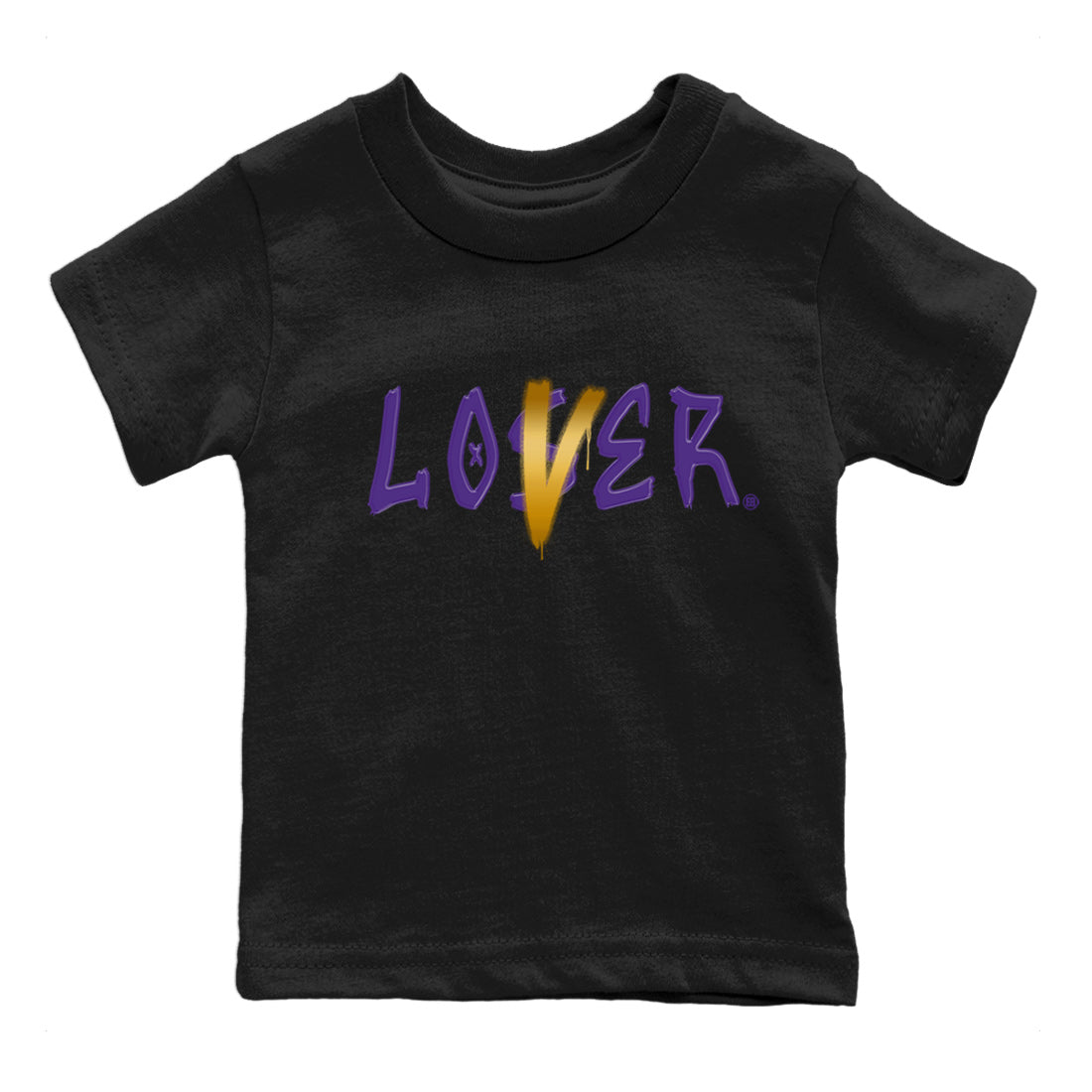 Loser Lover Kids Tops - Air Jordan 12 Field Purple